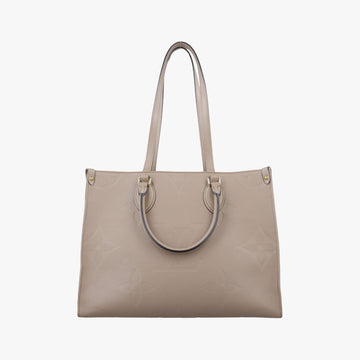 OntheGo MM Beige Monogram Empreinte M45607 IC ChipオンザゴーMM ベージュ系 モノグラム アンプラント M45607 ICチップ