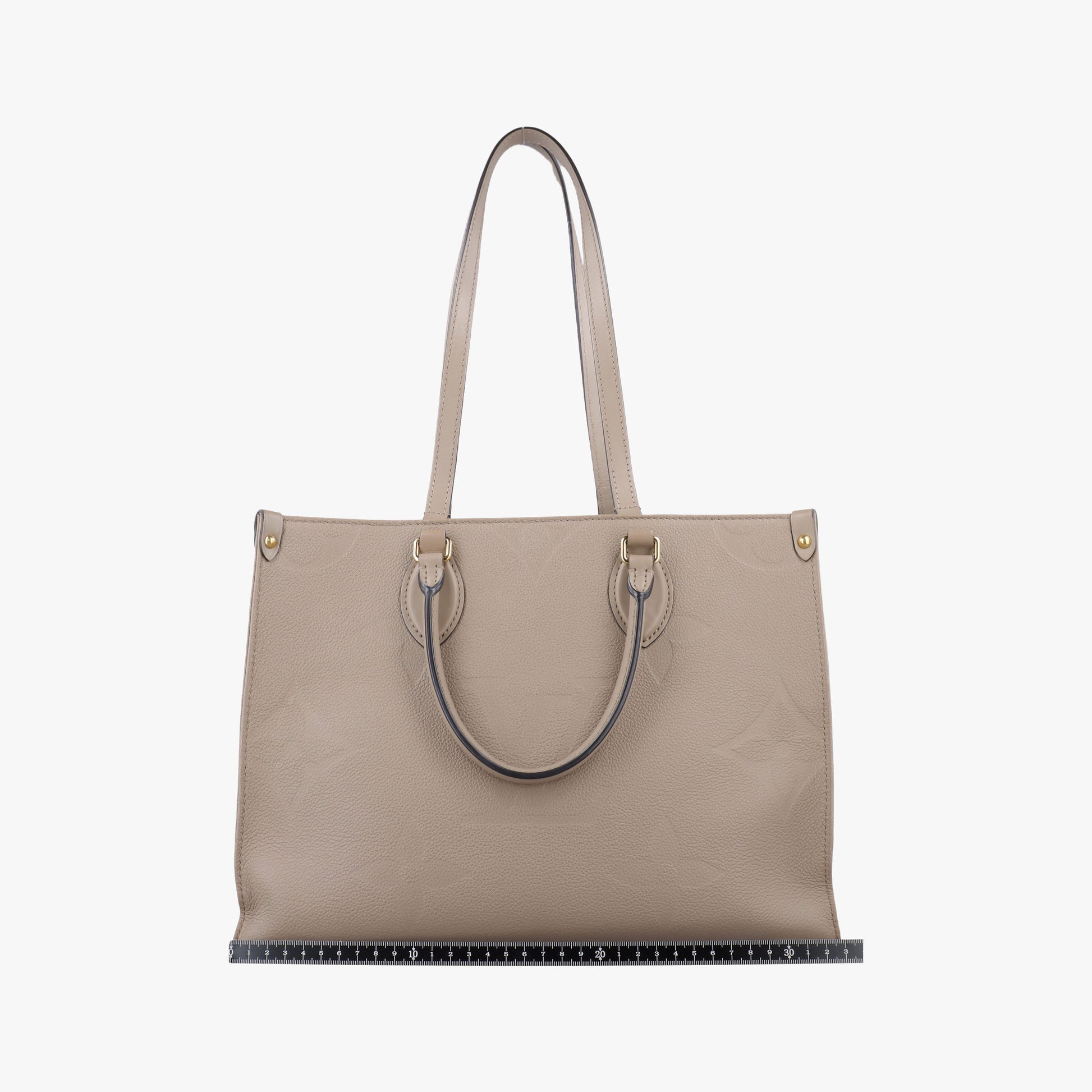 OntheGo MM Beige Monogram Empreinte M45607 IC ChipオンザゴーMM ベージュ系 モノグラム アンプラント M45607 ICチップ