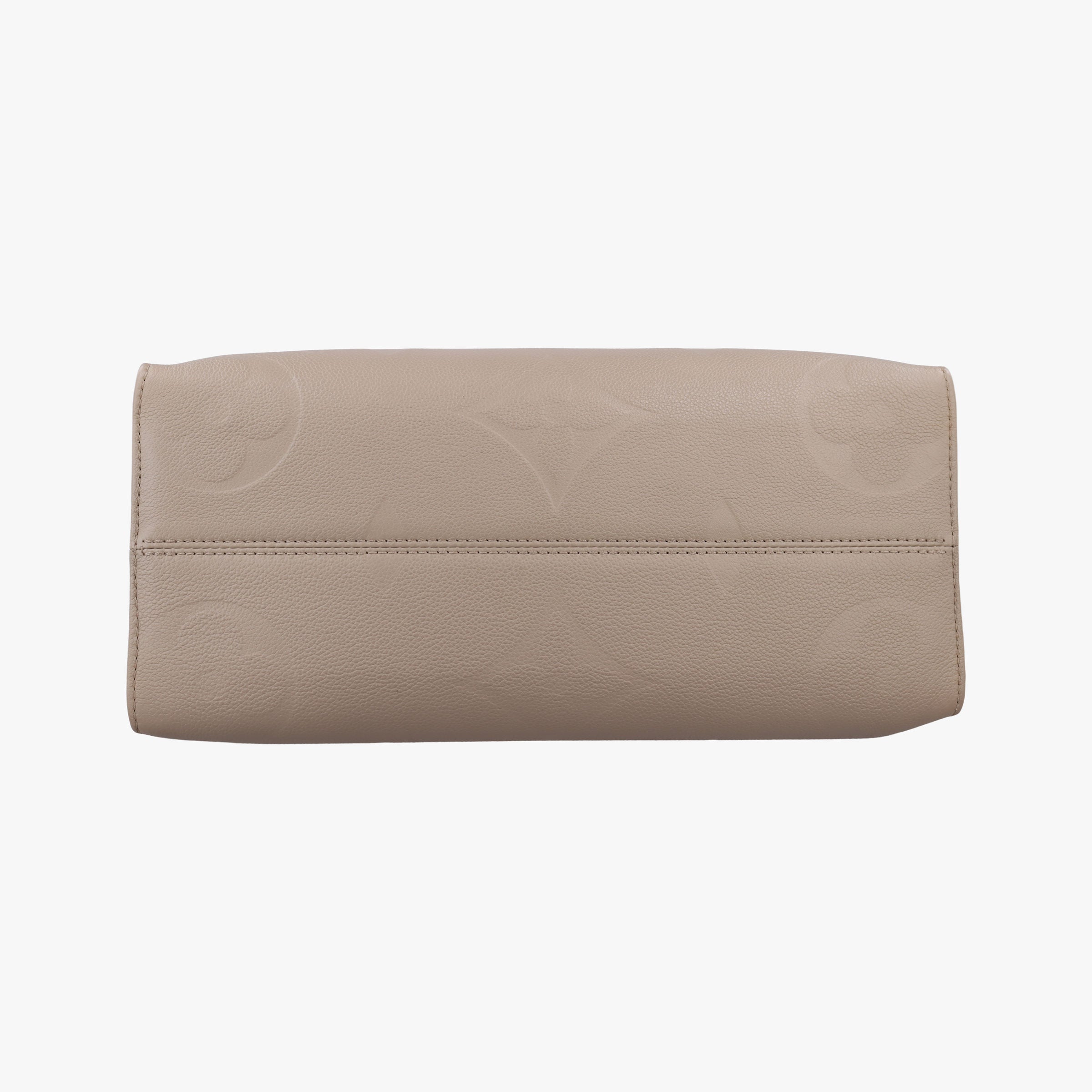 OntheGo MM Beige Monogram Empreinte M45607 IC ChipオンザゴーMM ベージュ系 モノグラム アンプラント M45607 ICチップ