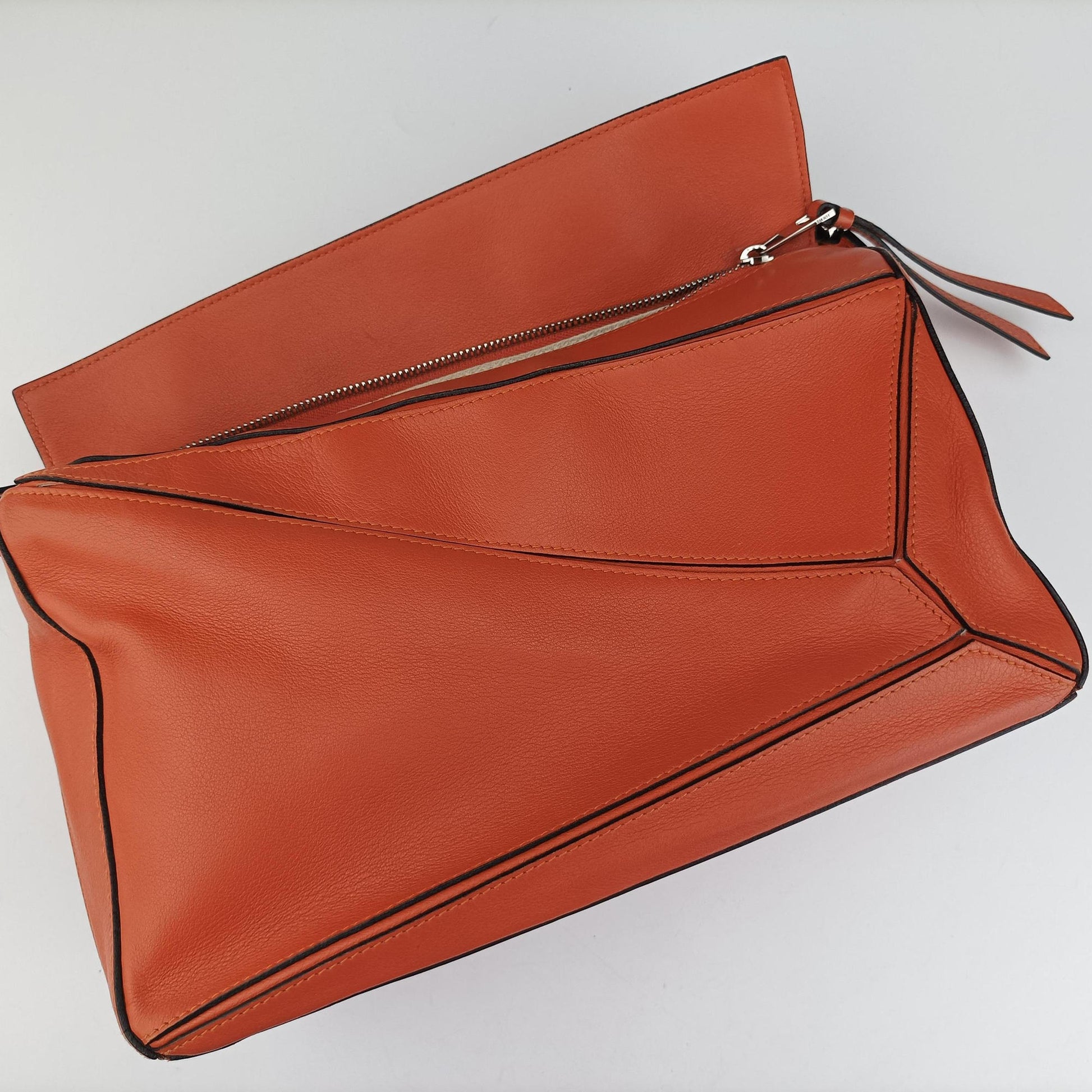 Puzzle Bag Medium Orange Leather 011505パズルバッグ ミディアム オレンジ レザー 011505