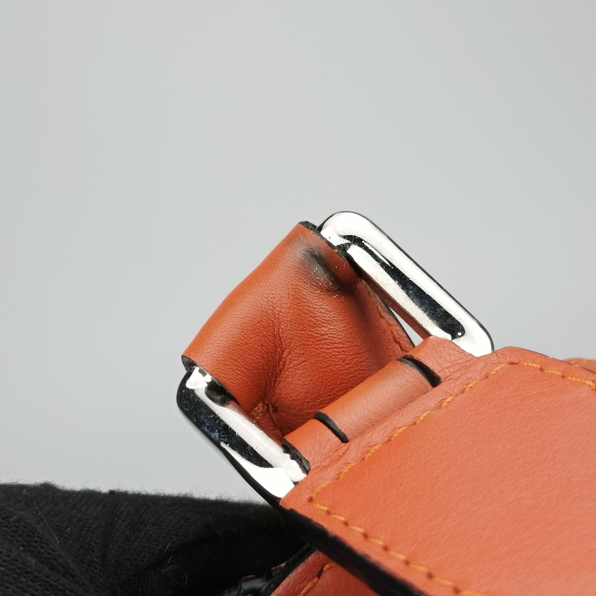 Puzzle Bag Medium Orange Leather 011505パズルバッグ ミディアム オレンジ レザー 011505