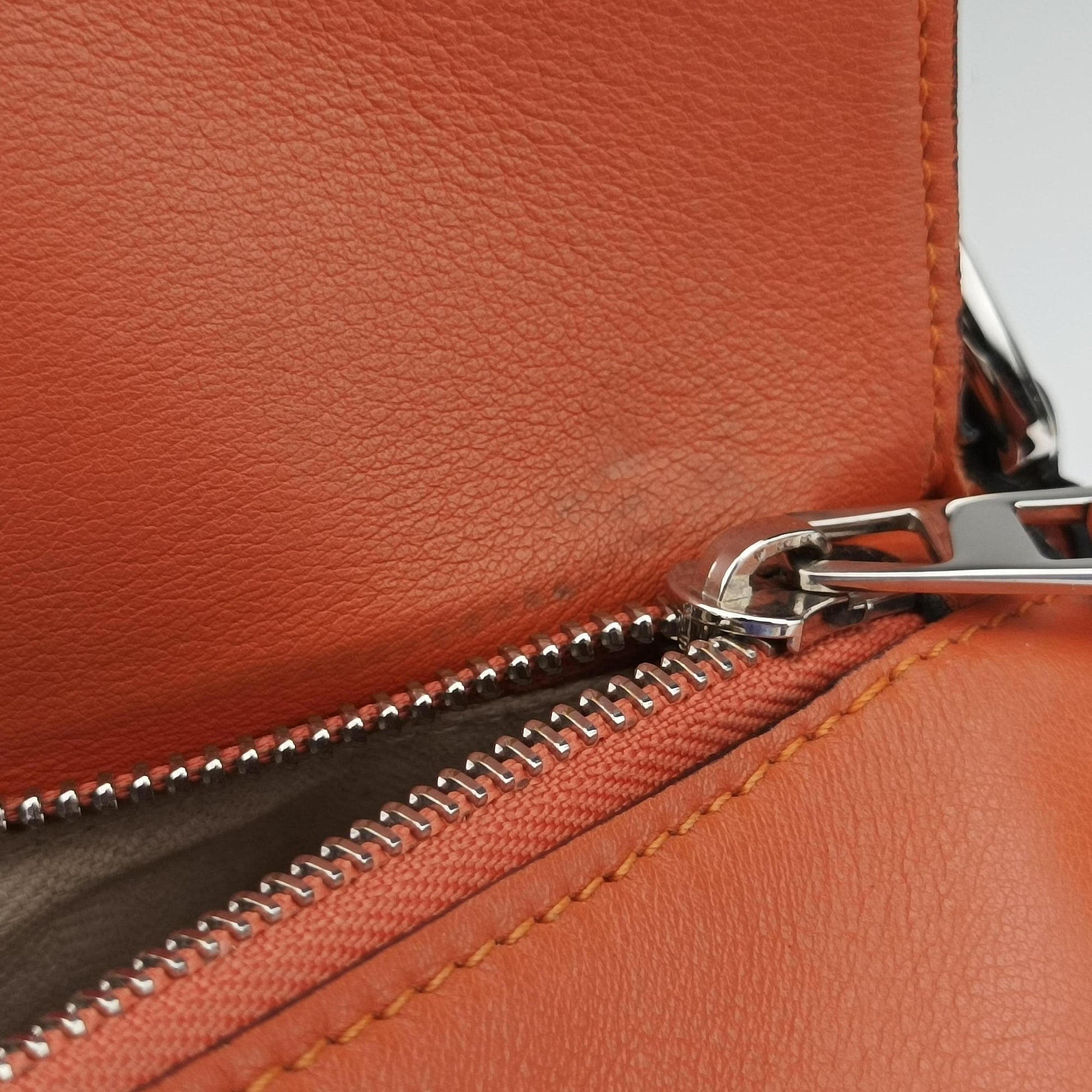 Puzzle Bag Medium Orange Leather 011505パズルバッグ ミディアム オレンジ レザー 011505