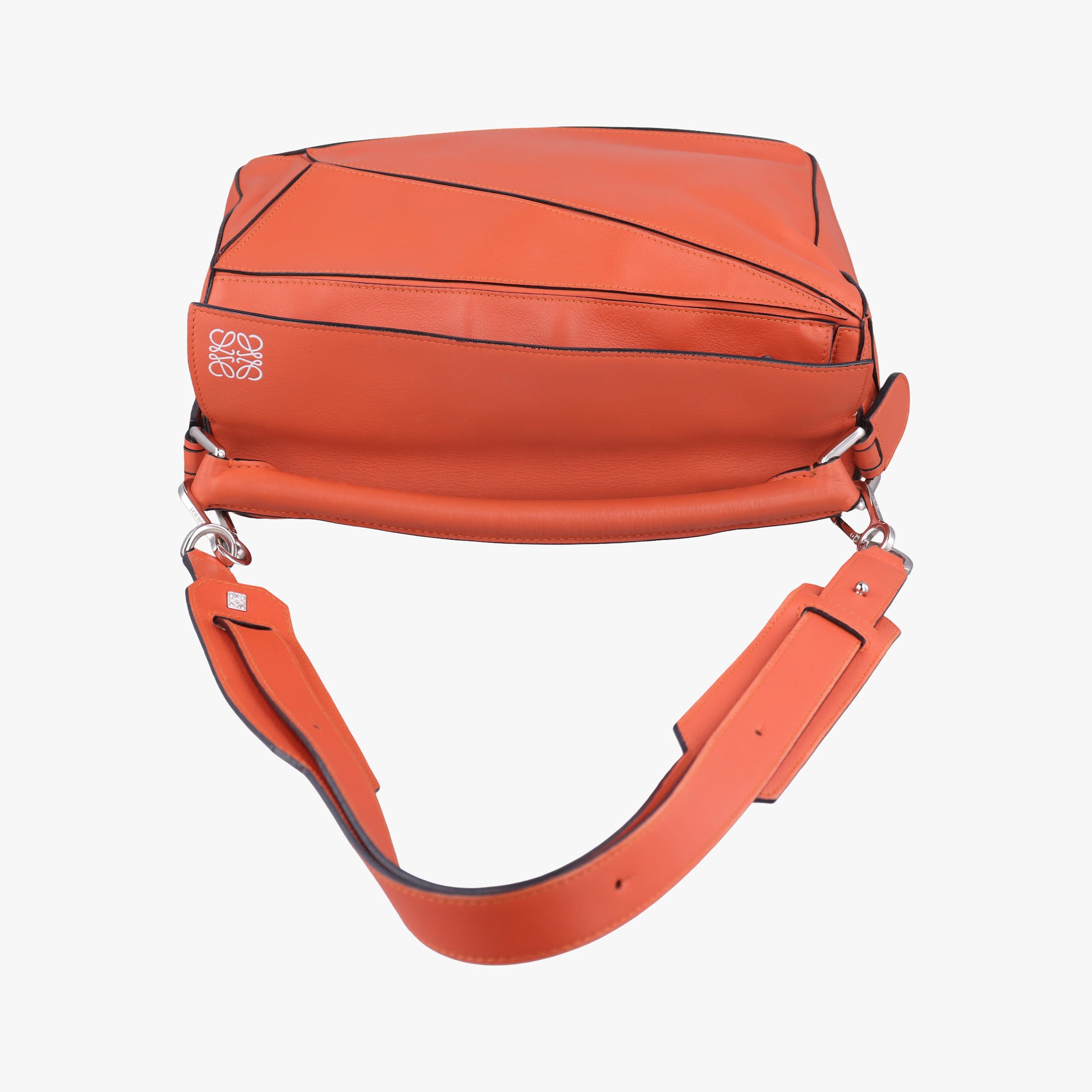 Puzzle Bag Medium Orange Leather 011505パズルバッグ ミディアム オレンジ レザー 011505