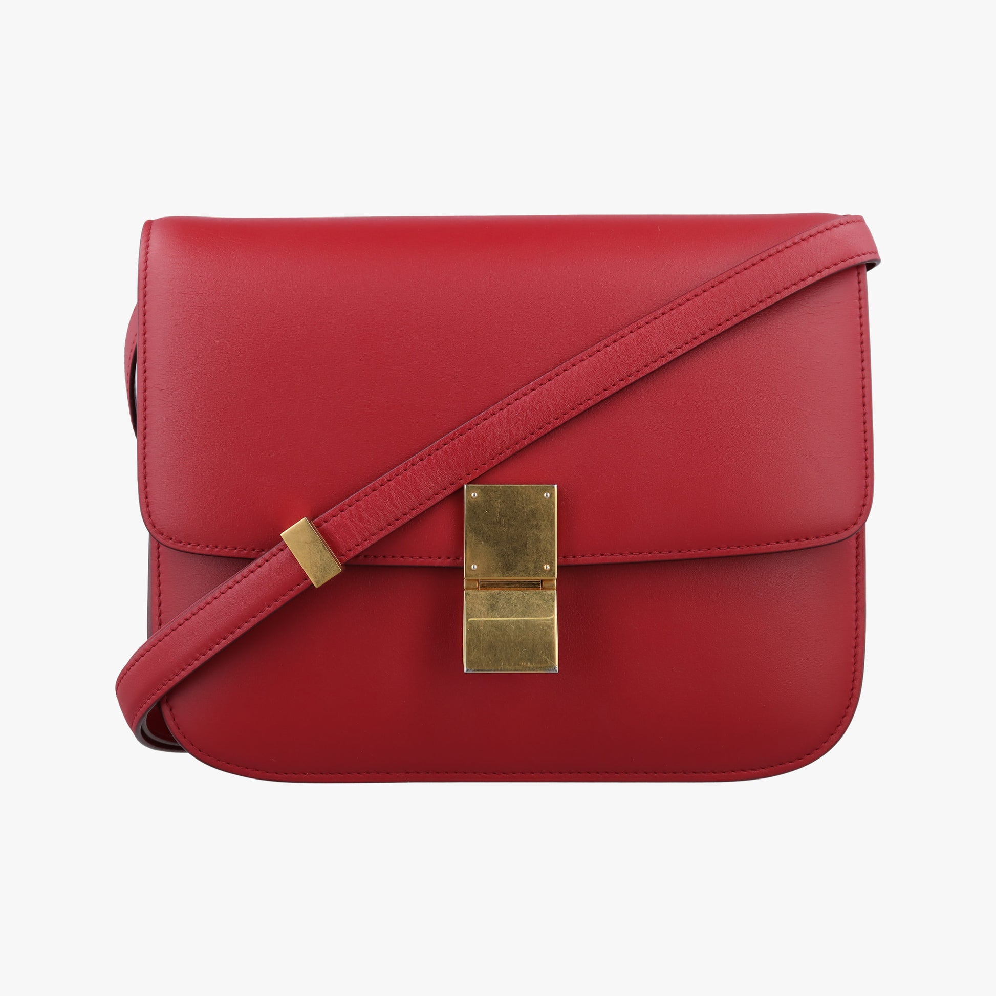 Classic Box Red Leather S-LA-4177クラシックボックス レッド レザー S-LA-4177