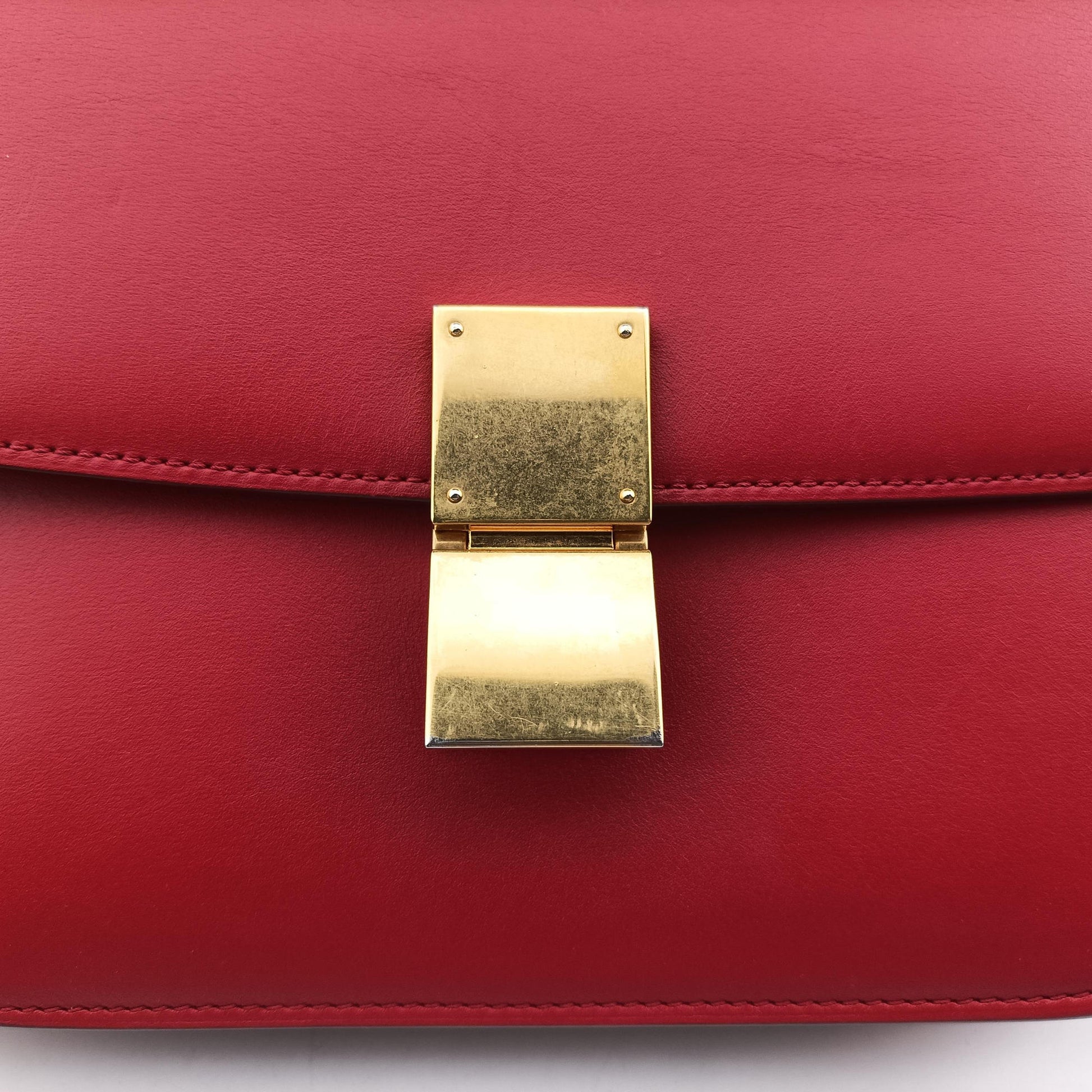 Classic Box Red Leather S-LA-4177クラシックボックス レッド レザー S-LA-4177