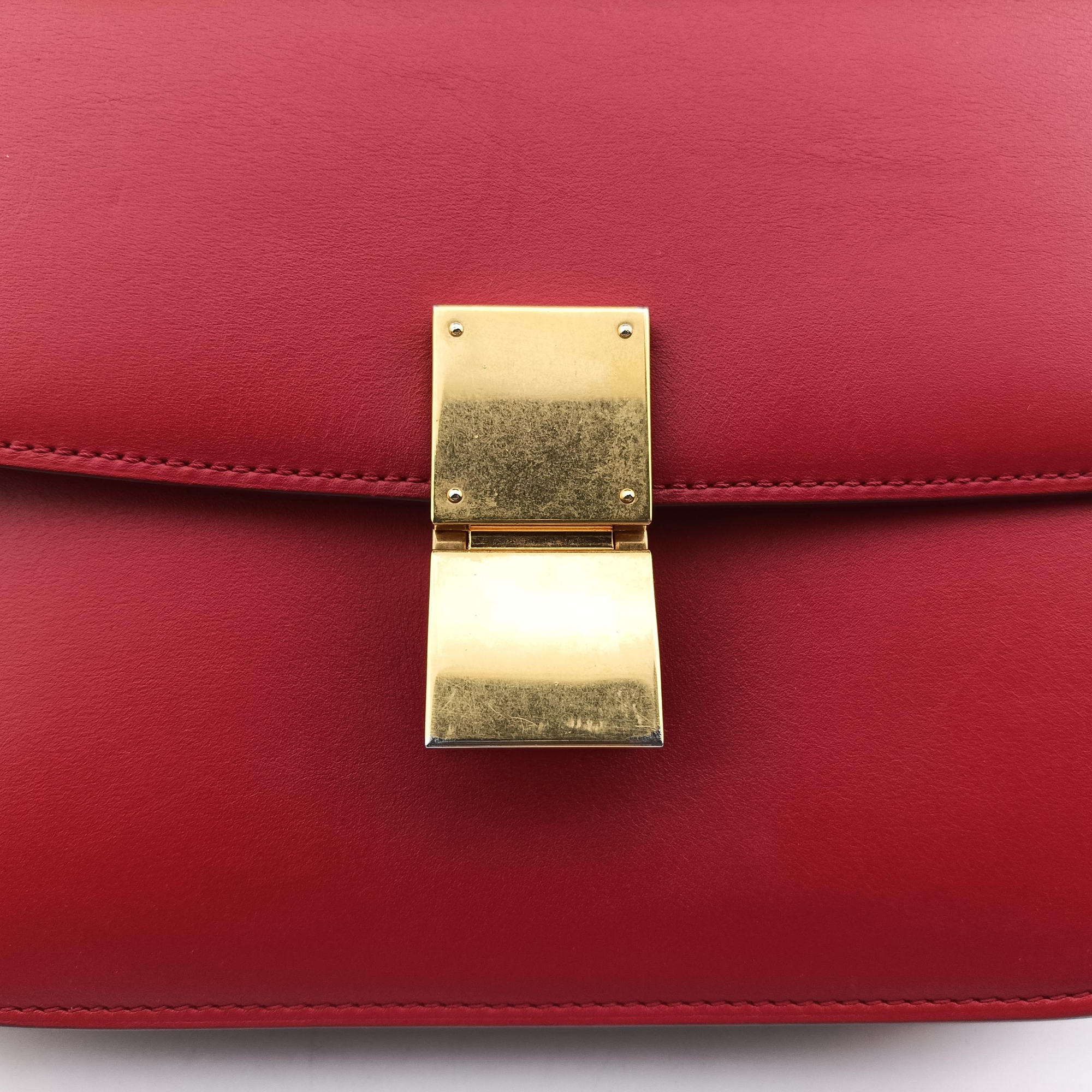 Classic Box Red Leather S-LA-4177クラシックボックス レッド レザー S-LA-4177