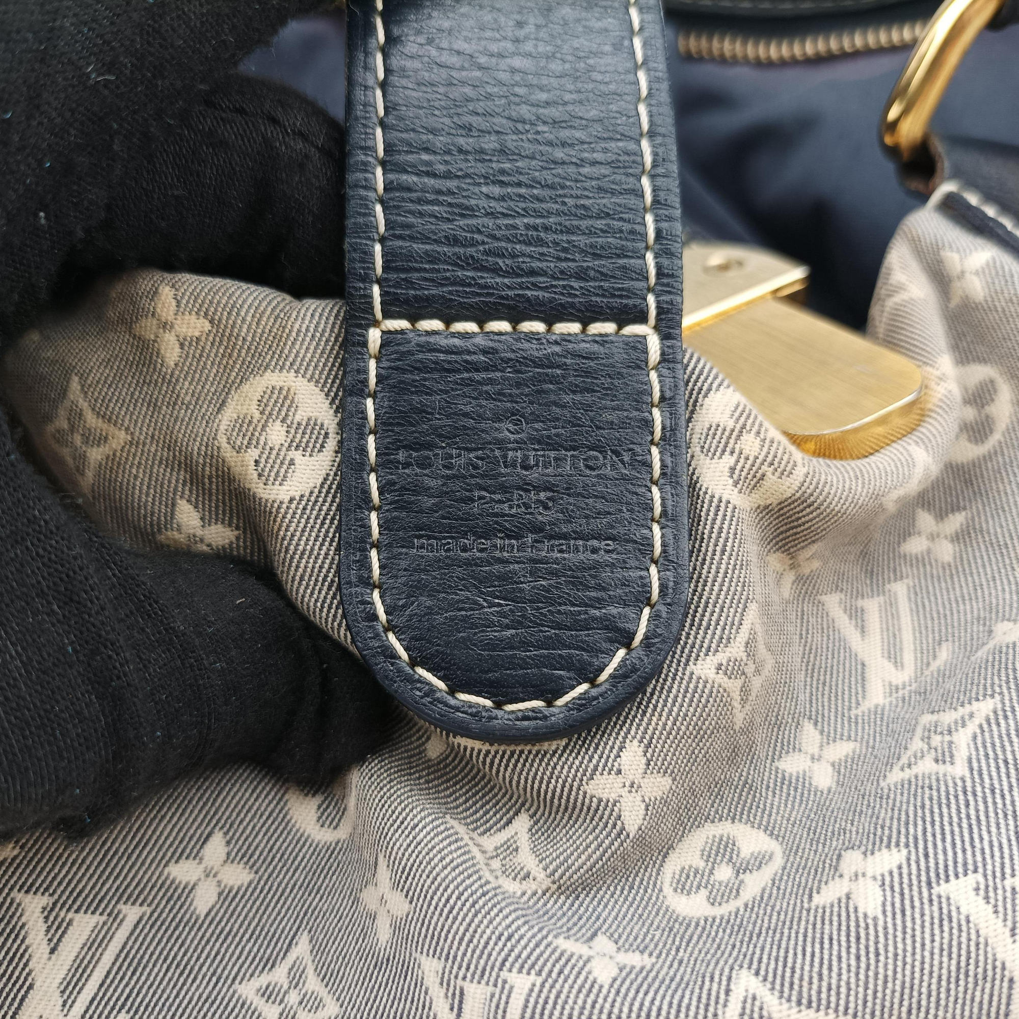 Elegie Encre Monogram Idylle Jacquard Canvas × Leather M56697 Lot number unknownエレジー アンクル モノグラム・イディールキャンバス×レザー M56697 製番不明