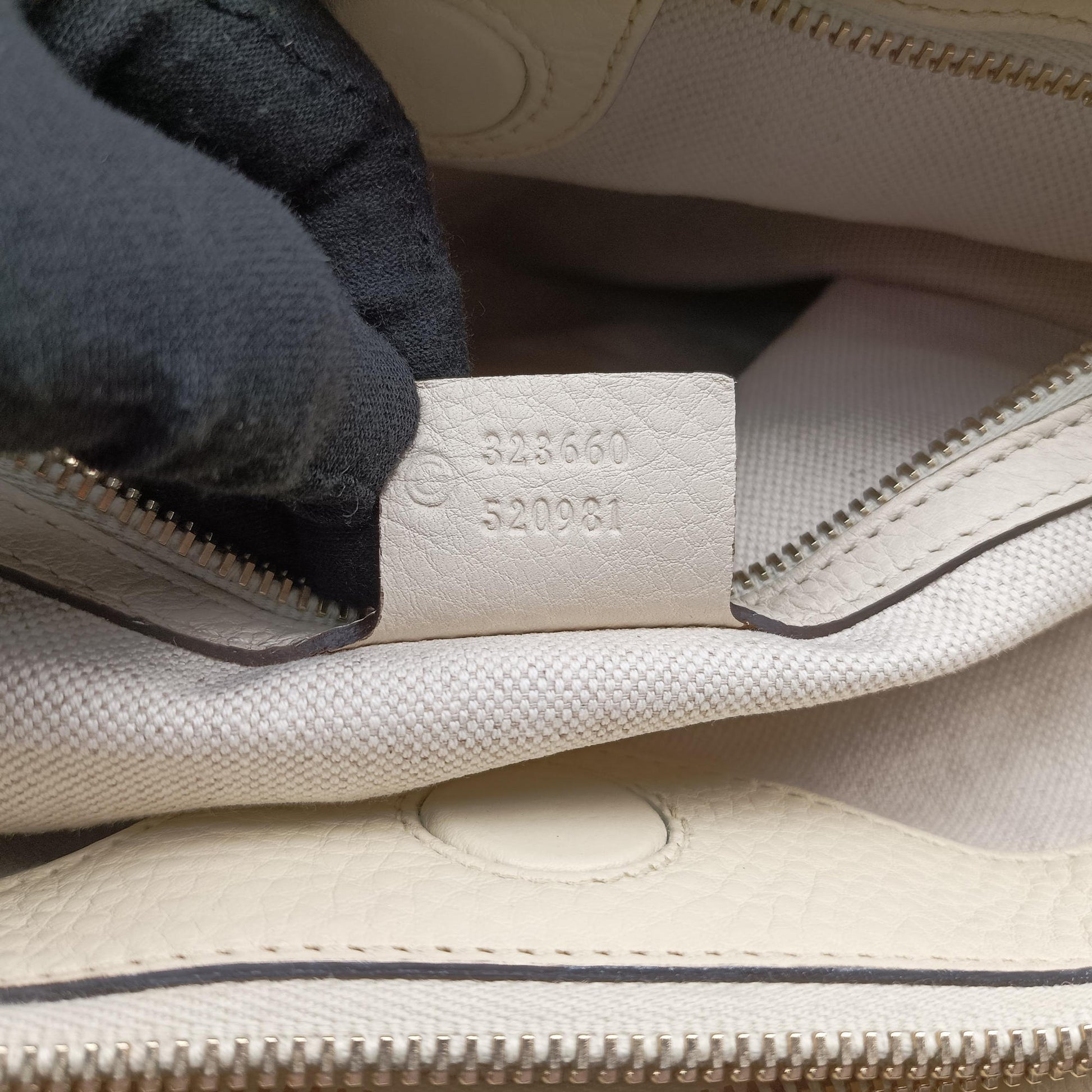 Bamboo Shopper White Leather 323660 I015983903バンブーショッパー ホワイト レザー 323660 I015983903
