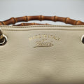 Bamboo Shopper White Leather 323660 I015983903バンブーショッパー ホワイト レザー 323660 I015983903