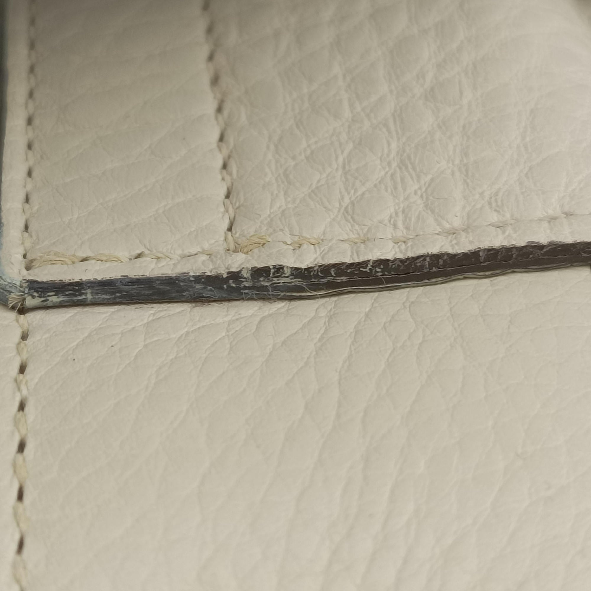 Bamboo Shopper White Leather 323660 I015983903バンブーショッパー ホワイト レザー 323660 I015983903