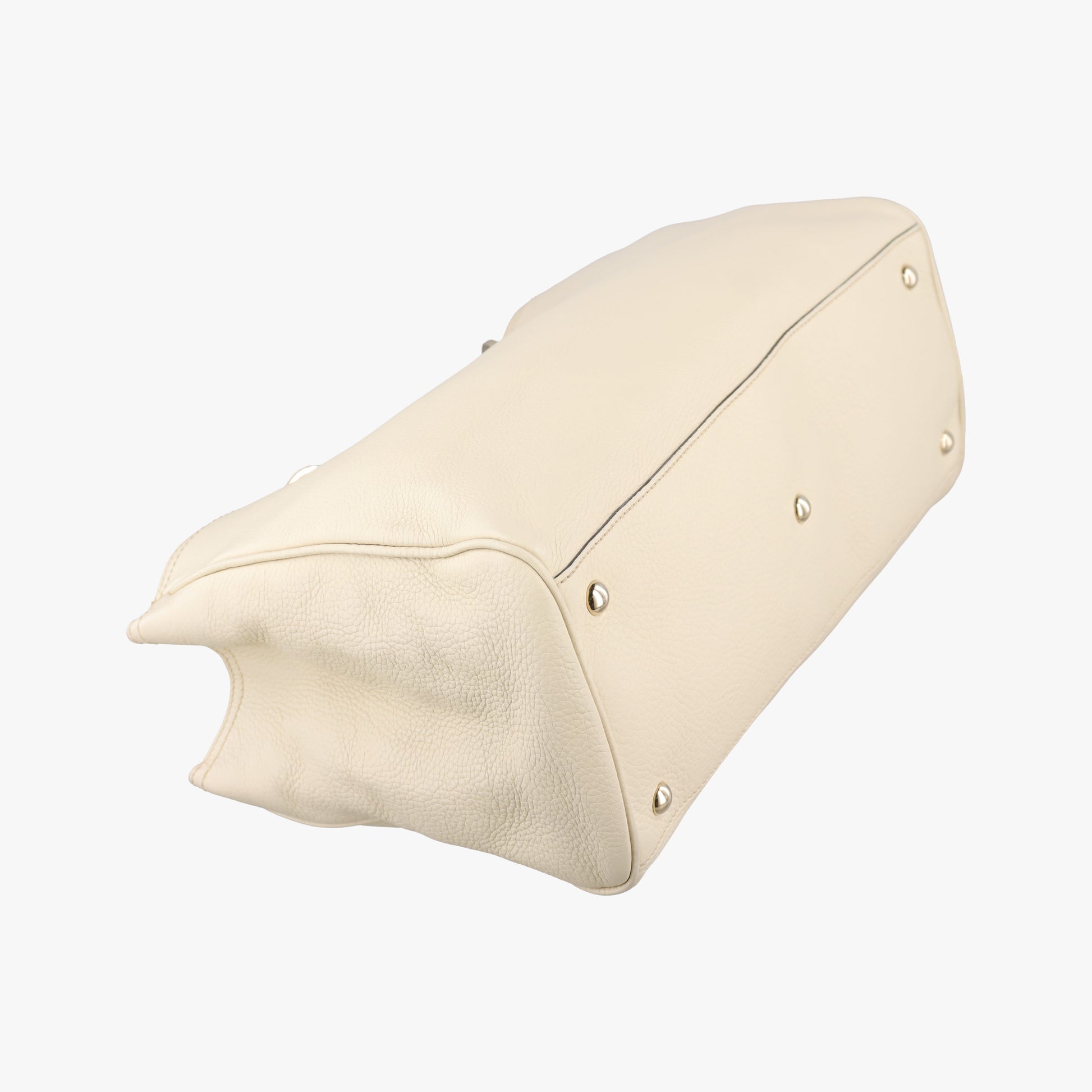 Bamboo Shopper White Leather 323660 I015983903バンブーショッパー ホワイト レザー 323660 I015983903