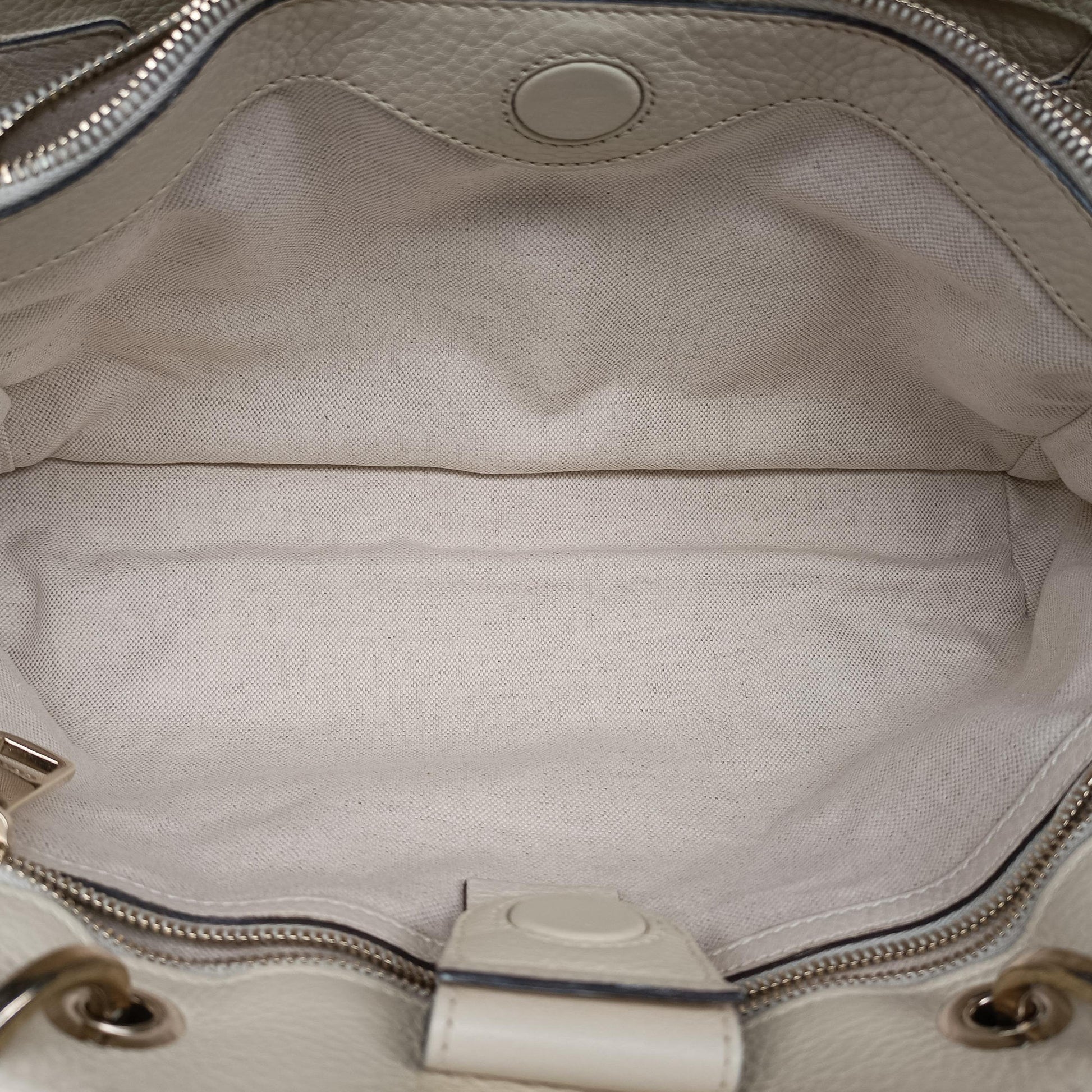 Bamboo Shopper White Leather 323660 I015983903バンブーショッパー ホワイト レザー 323660 I015983903