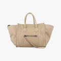 Luggage Small Square Phantom Beige Leather F-PA-0151ラゲージスモールスクエアファントム ベージュ レザー F-PA-0151