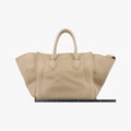 Luggage Small Square Phantom Beige Leather F-PA-0151ラゲージスモールスクエアファントム ベージュ レザー F-PA-0151