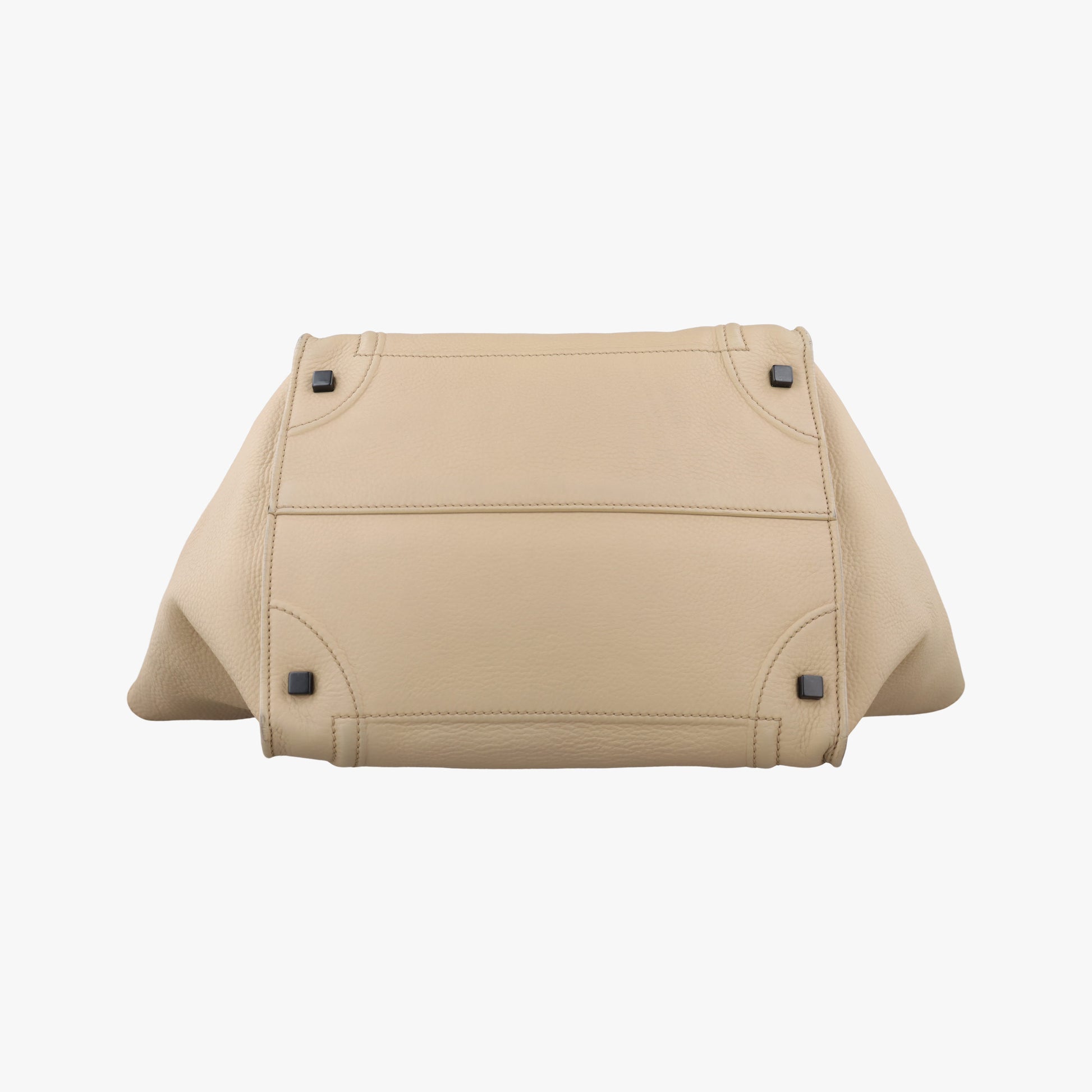 Luggage Small Square Phantom Beige Leather F-PA-0151ラゲージスモールスクエアファントム ベージュ レザー F-PA-0151