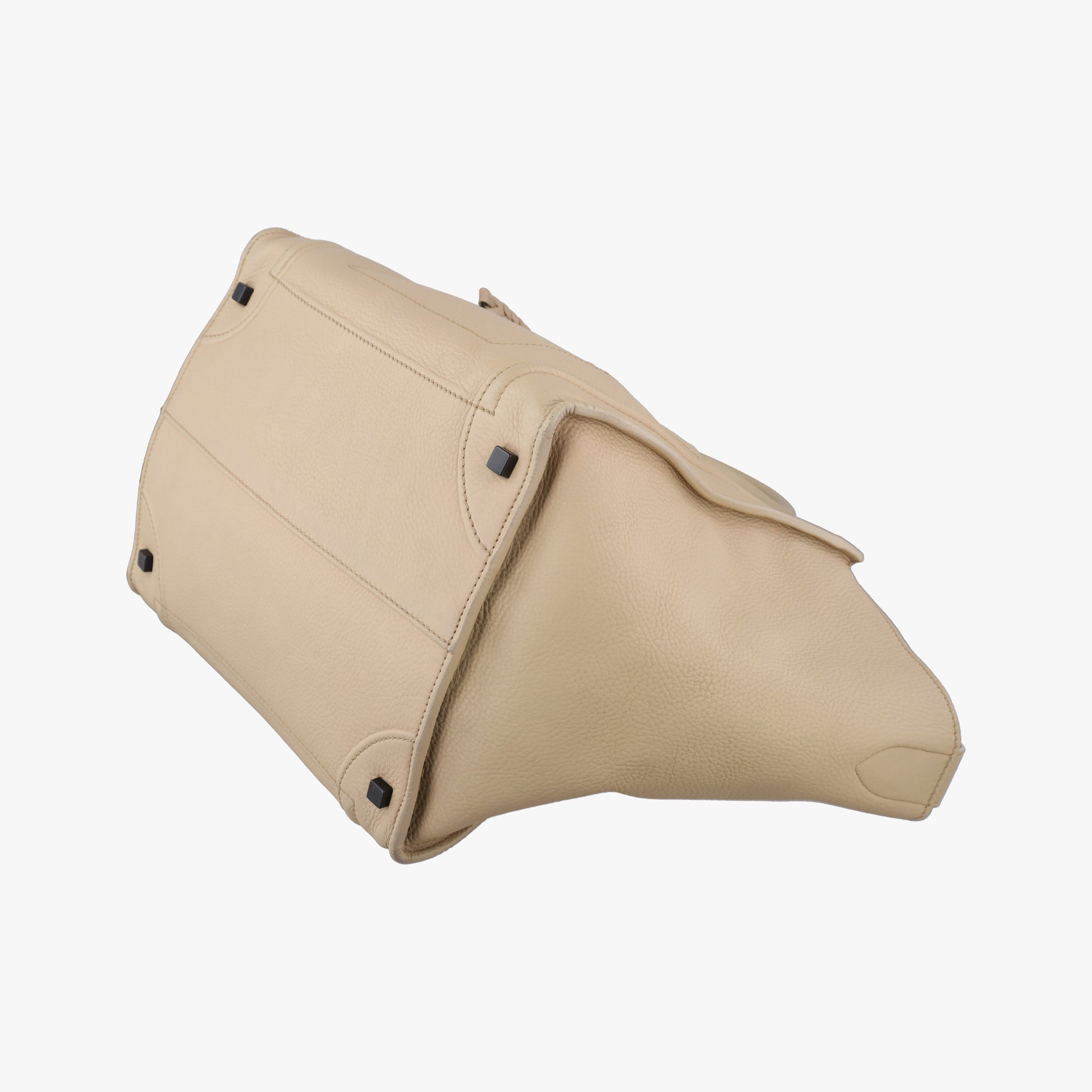 Luggage Small Square Phantom Beige Leather F-PA-0151ラゲージスモールスクエアファントム ベージュ レザー F-PA-0151
