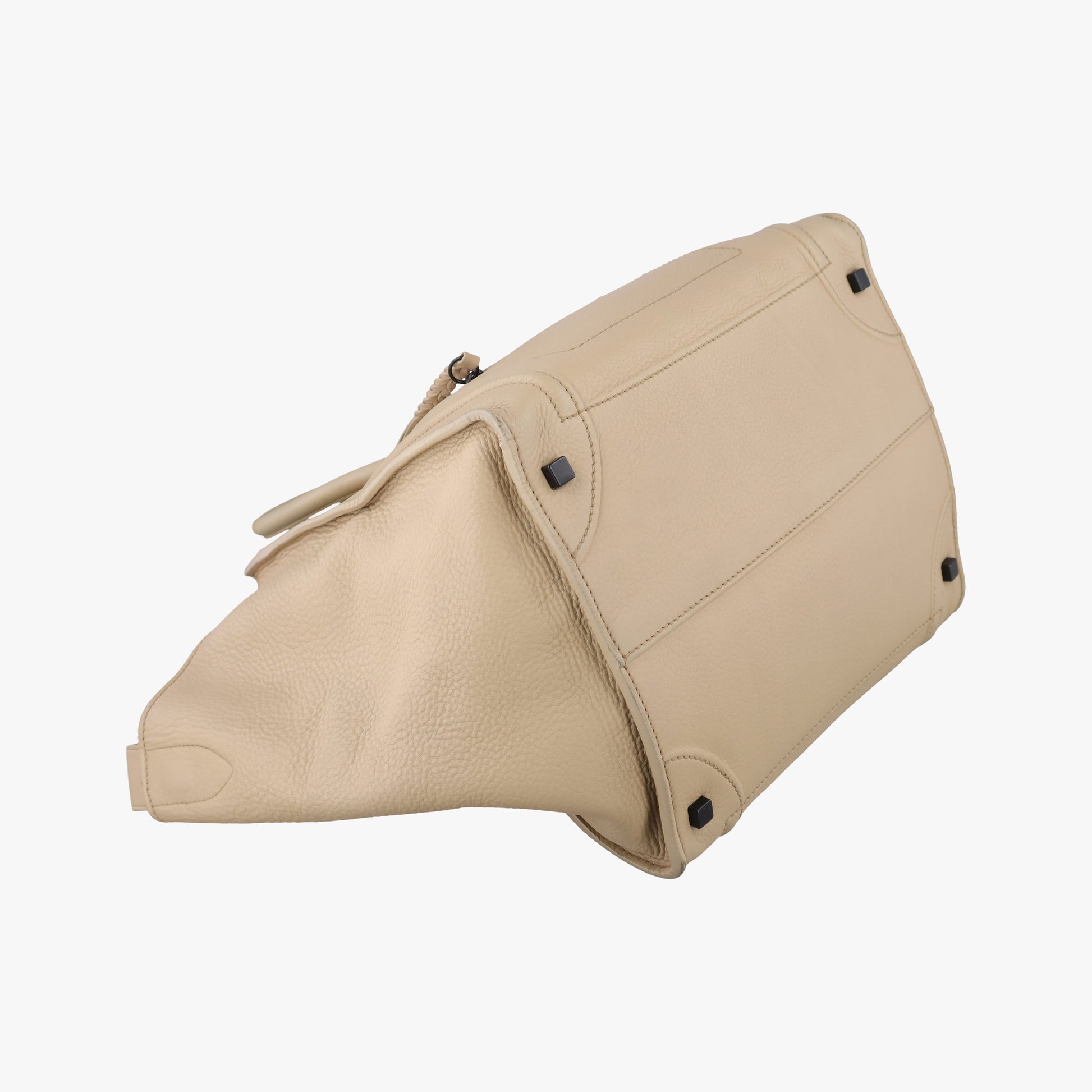 Luggage Small Square Phantom Beige Leather F-PA-0151ラゲージスモールスクエアファントム ベージュ レザー F-PA-0151
