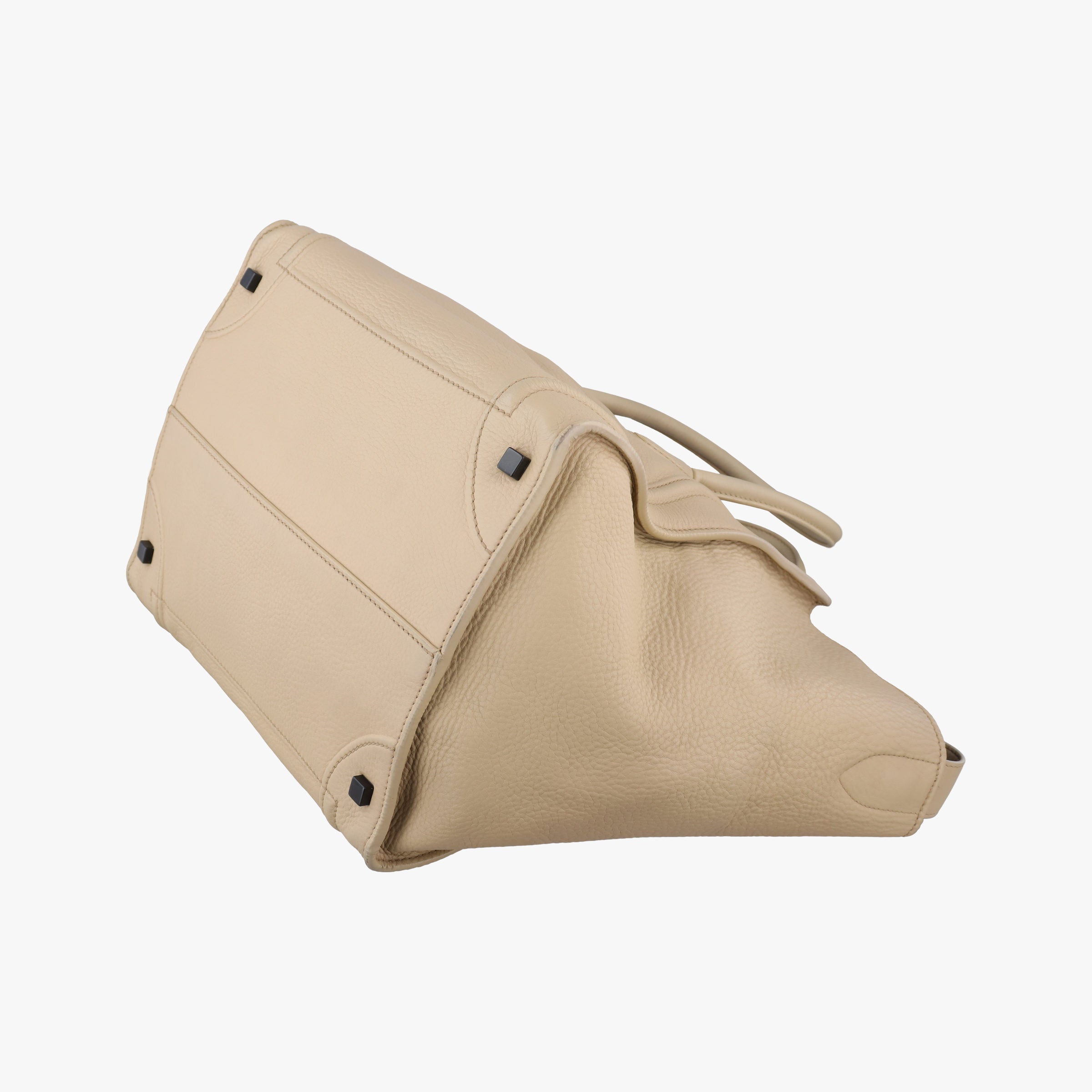 Luggage Small Square Phantom Beige Leather F-PA-0151ラゲージスモールスクエアファントム ベージュ レザー F-PA-0151