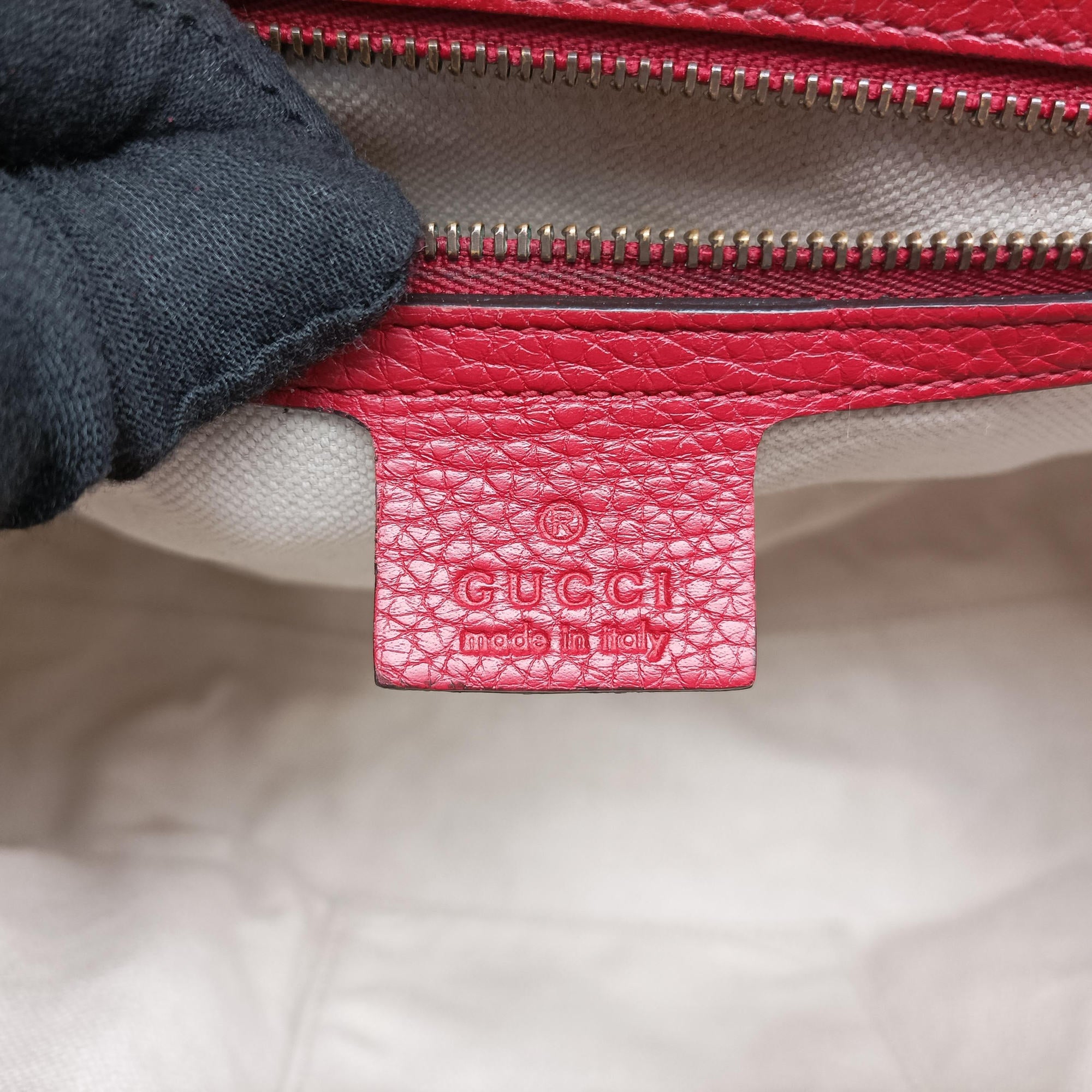 GG Marmont Red Leather 421890 Lot number unknownGGマーモント レッド レザー 421890 製番不明
