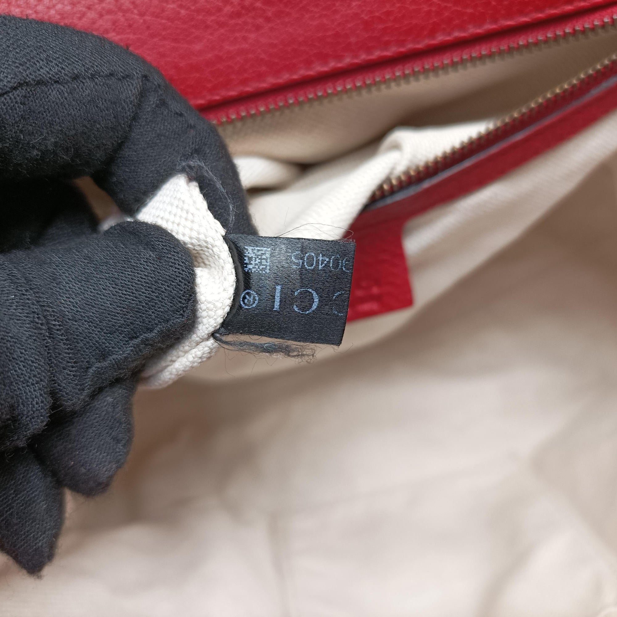 GG Marmont Red Leather 421890 Lot number unknownGGマーモント レッド レザー 421890 製番不明