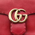 GG Marmont Red Leather 421890 Lot number unknownGGマーモント レッド レザー 421890 製番不明