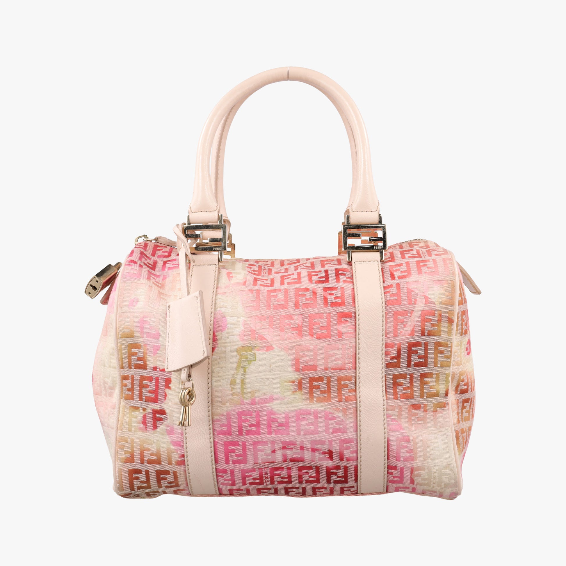 Zucchino Forever Bauletto Pink×Multicolour canvas×leather 8BL068 8BL068/CT5 108/2305ズッキーノ フォーエバー バウレット ピンク×マルチカラー キャンバス×レザー 8BL068 8BL068/CT5 108/2305
