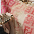 Zucchino Forever Bauletto Pink×Multicolour canvas×leather 8BL068 8BL068/CT5 108/2305ズッキーノ フォーエバー バウレット ピンク×マルチカラー キャンバス×レザー 8BL068 8BL068/CT5 108/2305