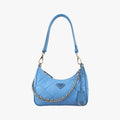 Re-Edition 1995 Re-Nylon Periwinkle Blue Nylon×Saffiano Leather 1BC204 180リエディション 1995 リナイロン ペリウィンブルブルー ナイロン×サフィアーノレザー 1BC204 180
