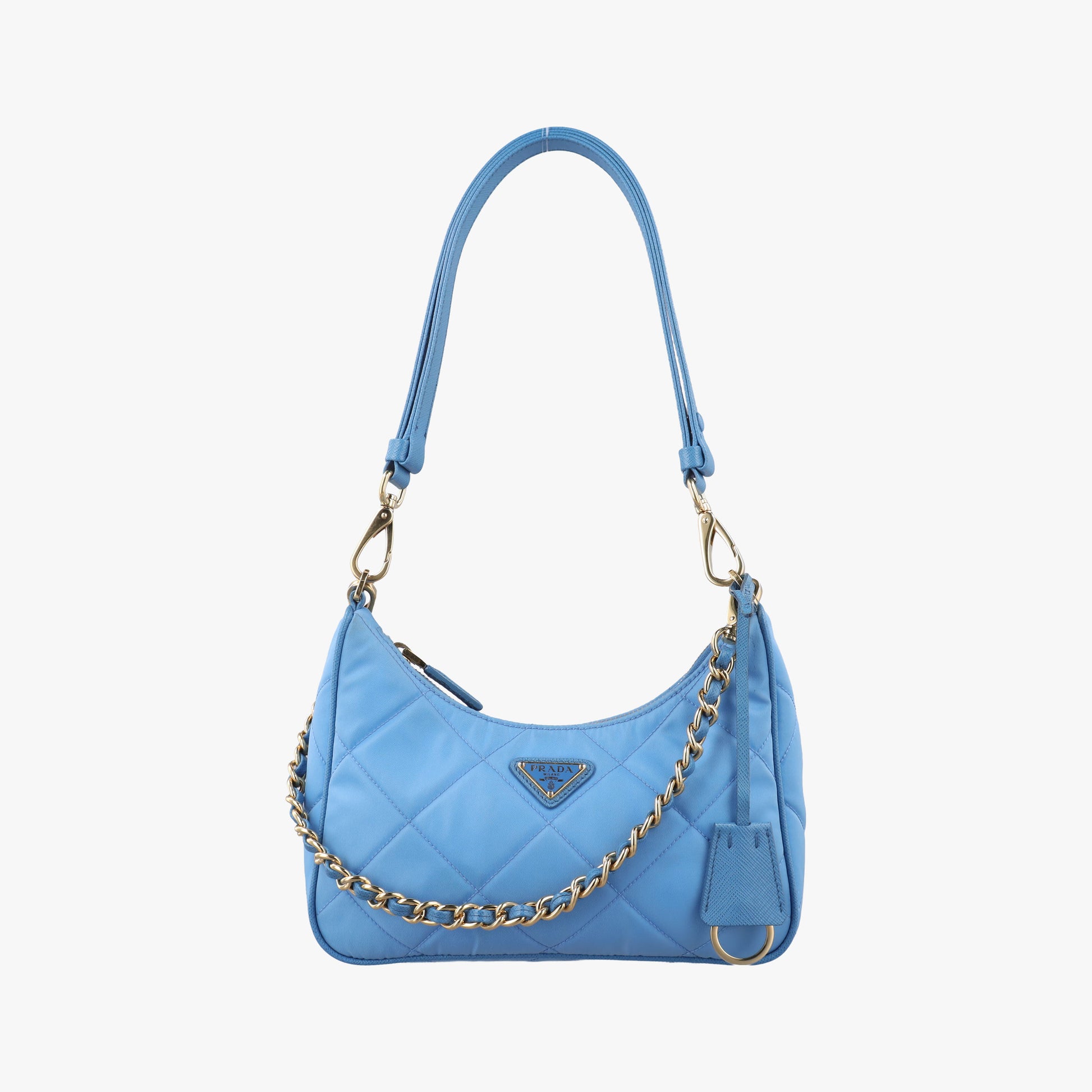 Re-Edition 1995 Re-Nylon Periwinkle Blue Nylon×Saffiano Leather 1BC204 180リエディション 1995 リナイロン ペリウィンブルブルー ナイロン×サフィアーノレザー 1BC204 180