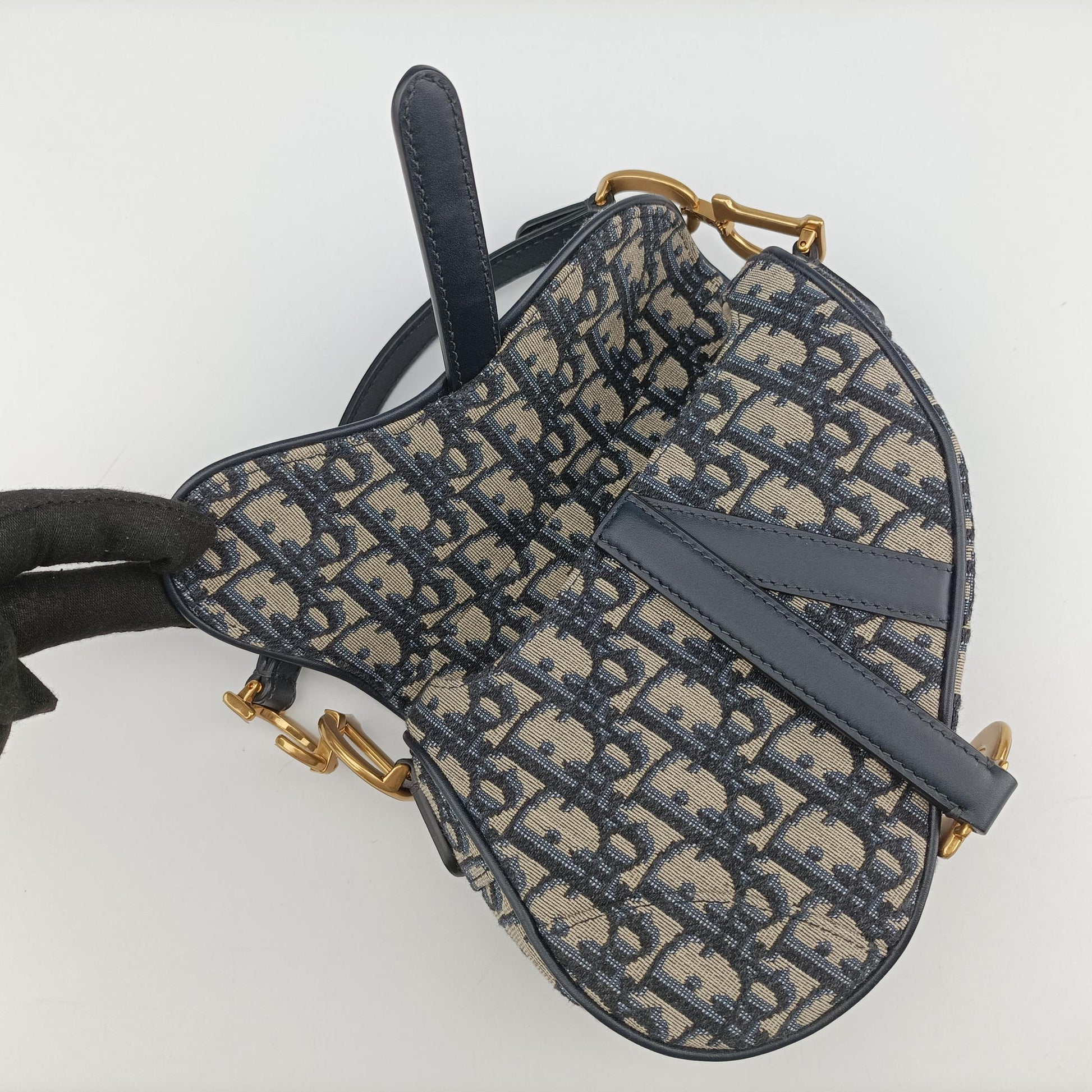 Saddle Navy Jacquard 05-RU-0211サドル ブルーブラック ジャガード 05-RU-0211