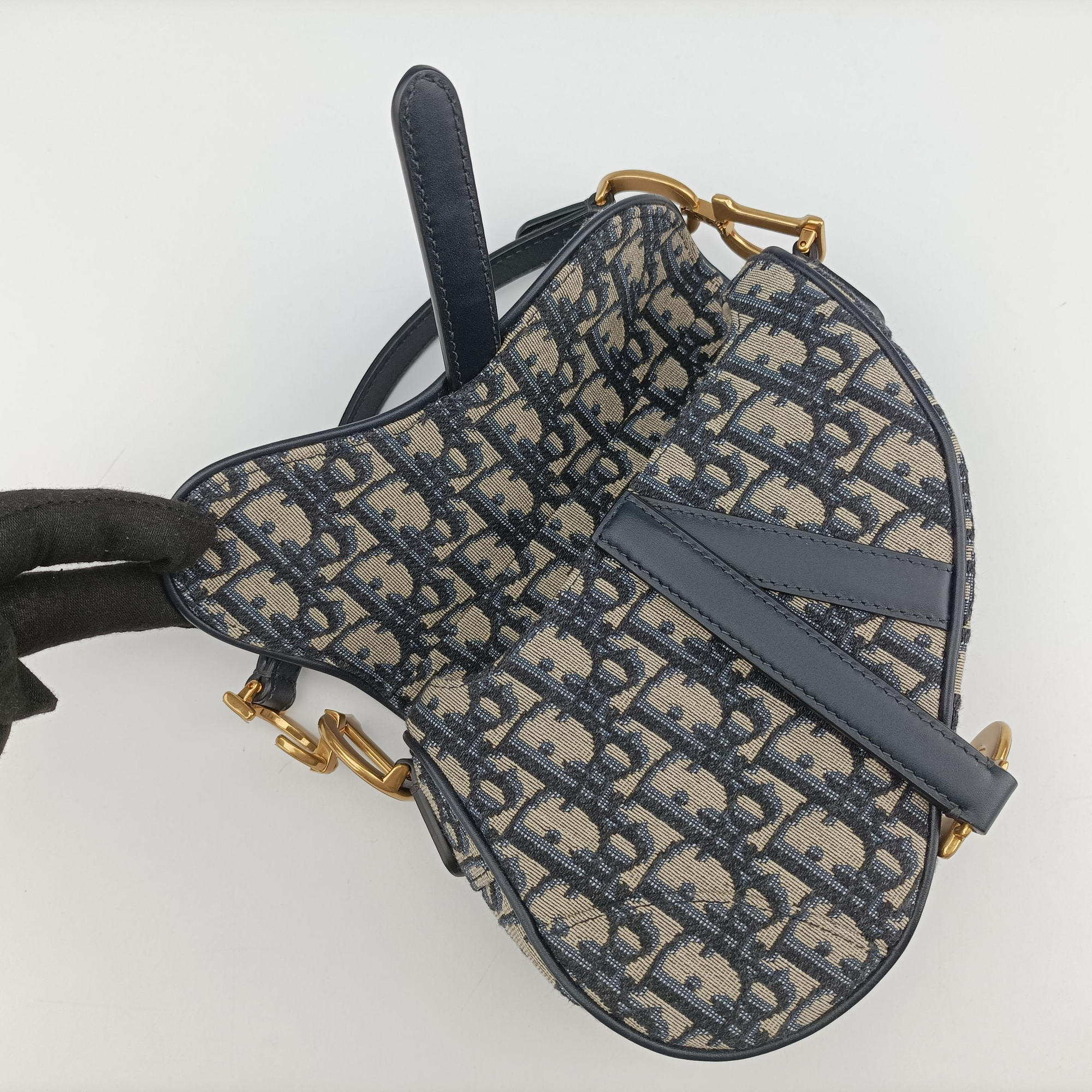 Saddle Navy Jacquard 05-RU-0211サドル ブルーブラック ジャガード 05-RU-0211