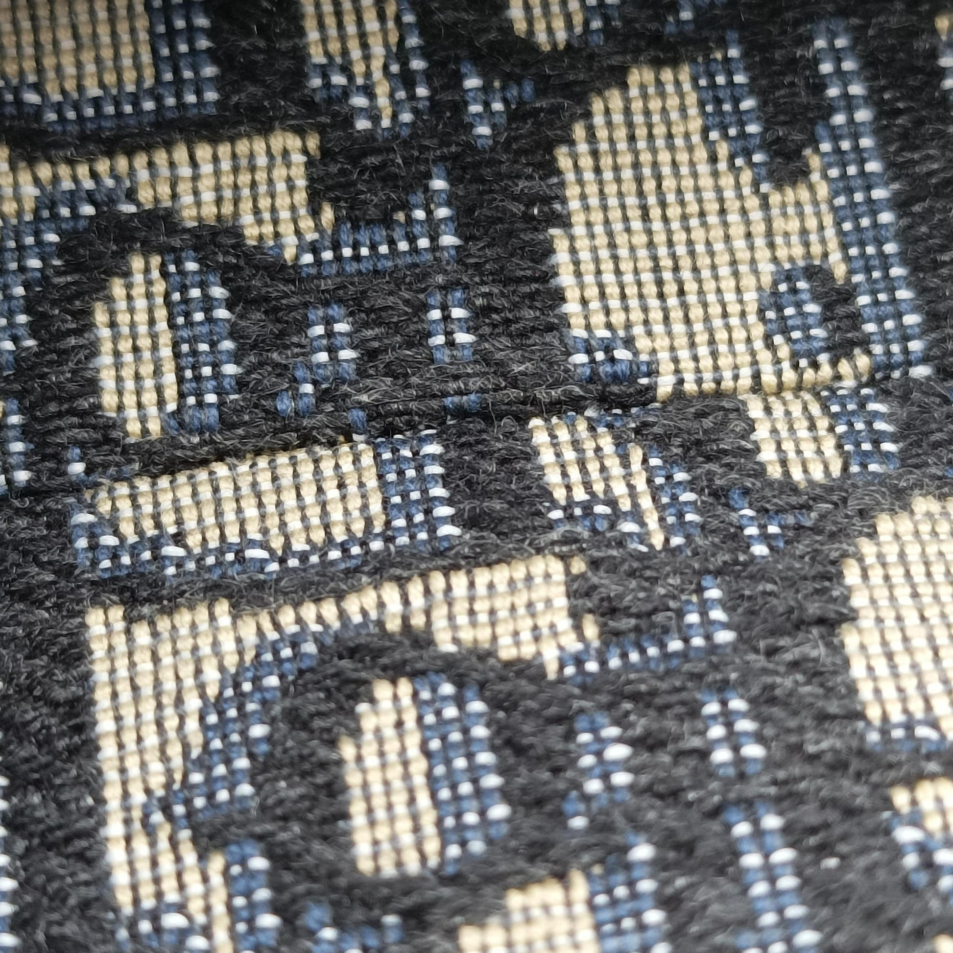 Saddle Navy Jacquard 05-RU-0211サドル ブルーブラック ジャガード 05-RU-0211