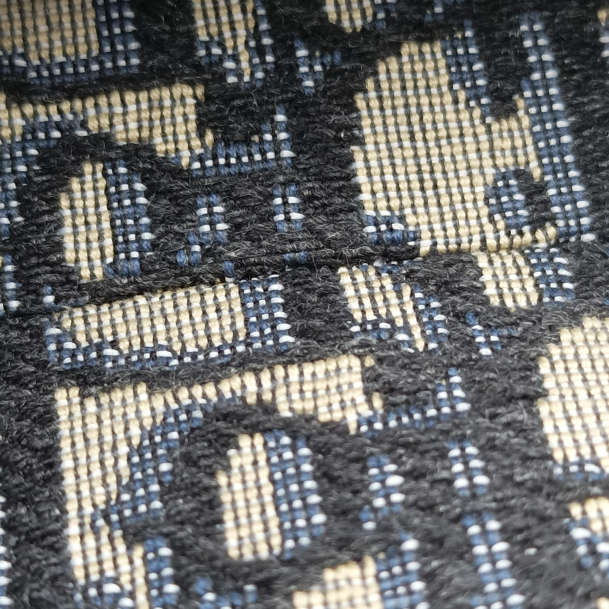 Saddle Navy Jacquard 05-RU-0211サドル ブルーブラック ジャガード 05-RU-0211