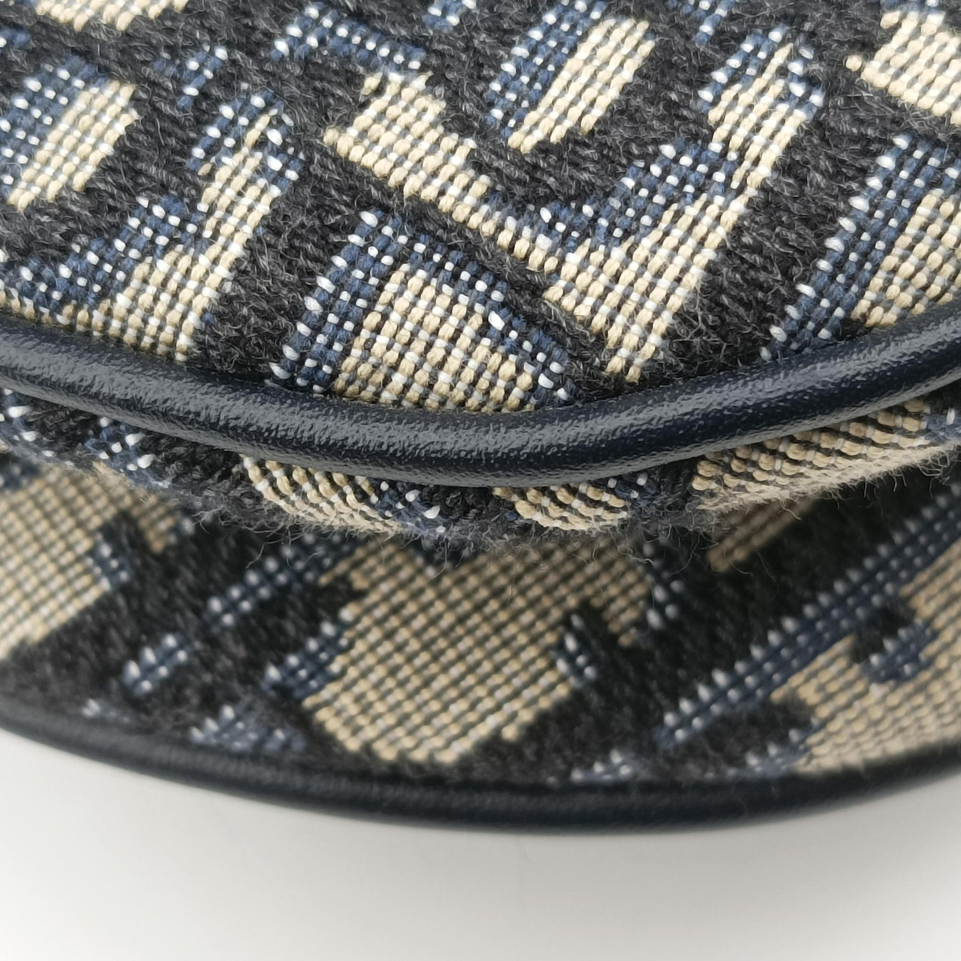 Saddle Navy Jacquard 05-RU-0211サドル ブルーブラック ジャガード 05-RU-0211