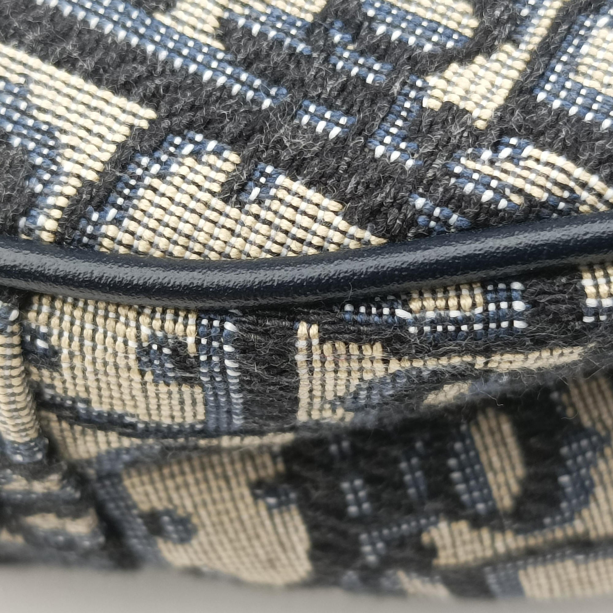 Saddle Navy Jacquard 05-RU-0211サドル ブルーブラック ジャガード 05-RU-0211