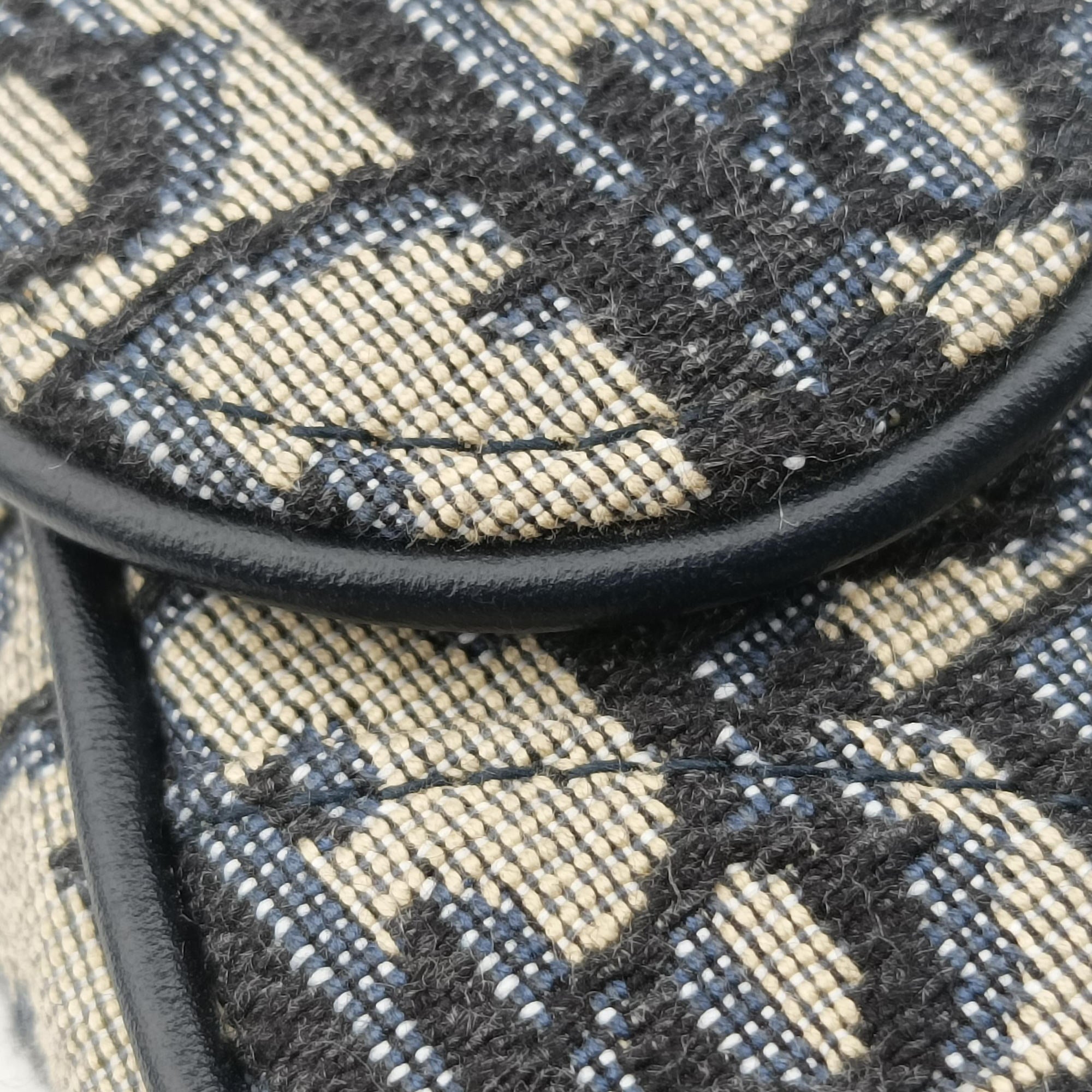 Saddle Navy Jacquard 05-RU-0211サドル ブルーブラック ジャガード 05-RU-0211
