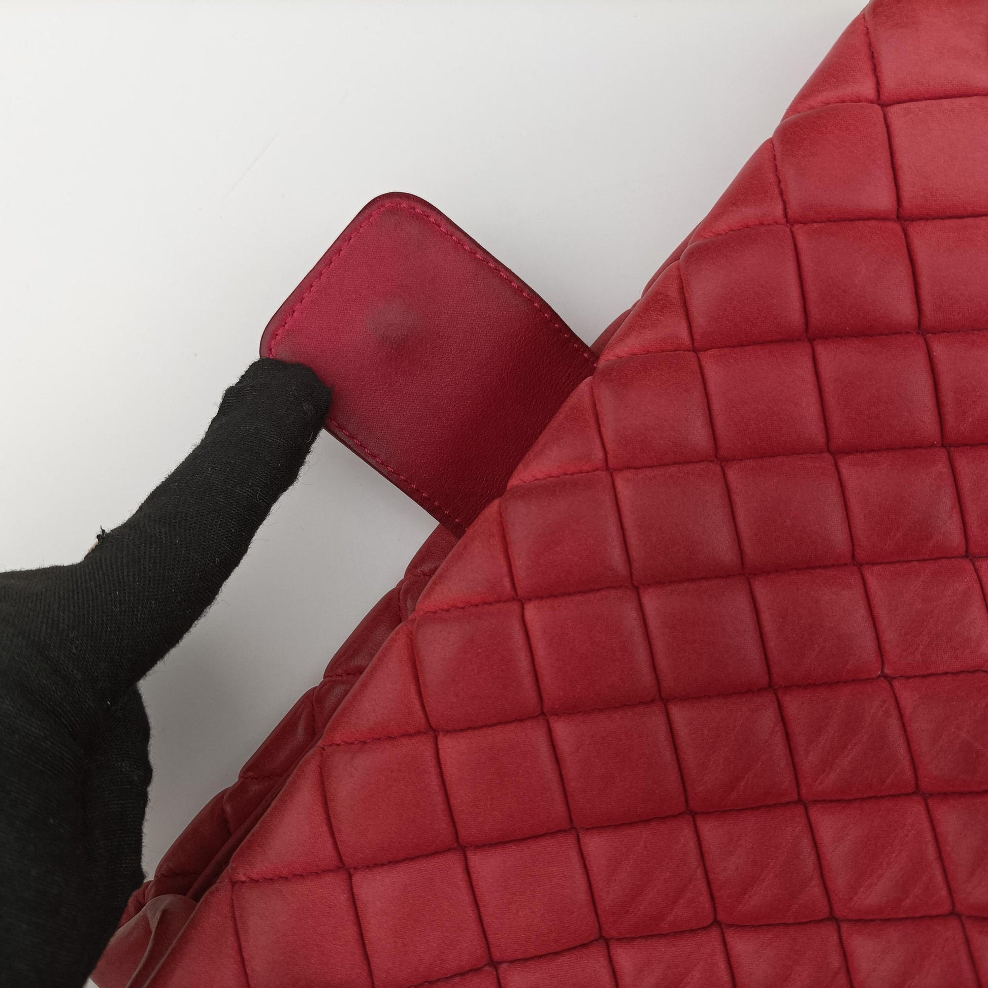 Matelasse cocomark Mademoiselle Red Leather A67388 17109533マトラッセ ココマーク マドモアゼル レッド レザー A67388 17109533