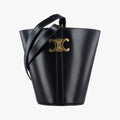 Small Bucket Cuir Triomphe Black Smooth Calfskin 110423 F-RG-1272スモールバケット トリオンフ ブラック スムースカーフスキン 110423 F-RG-1272
