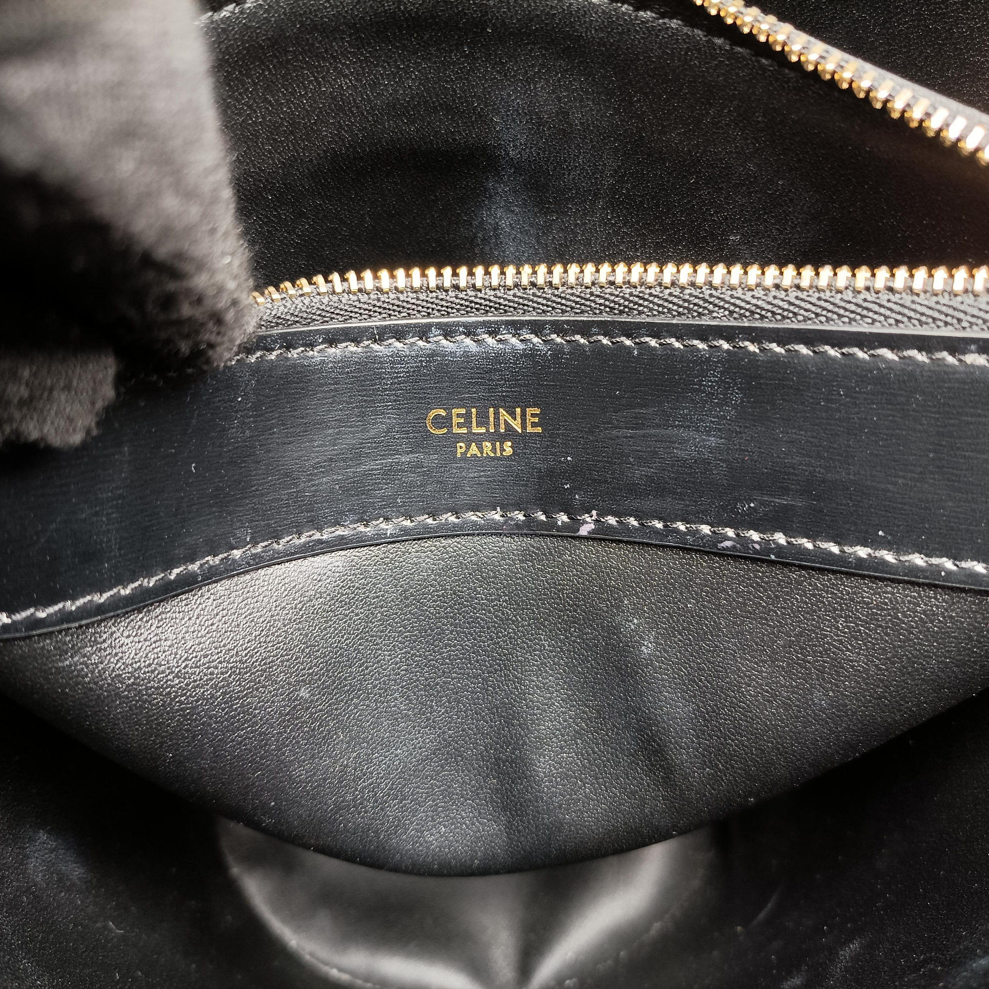Small Bucket Cuir Triomphe Black Smooth Calfskin 110423 F-RG-1272スモールバケット トリオンフ ブラック スムースカーフスキン 110423 F-RG-1272