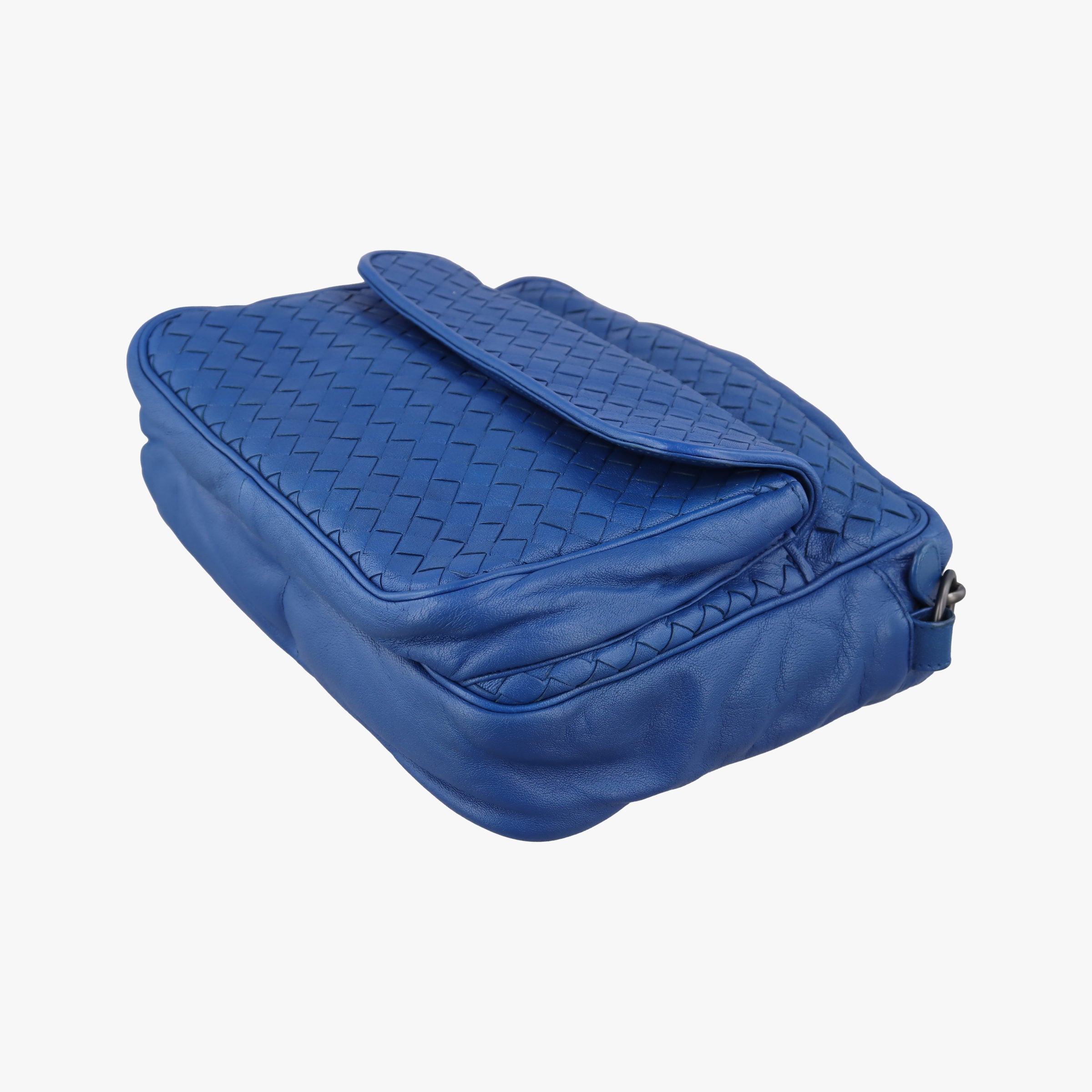 Intrecciato Blue lambskin B03454032Lイントレチャート ブルー ラムスキン B03454032L