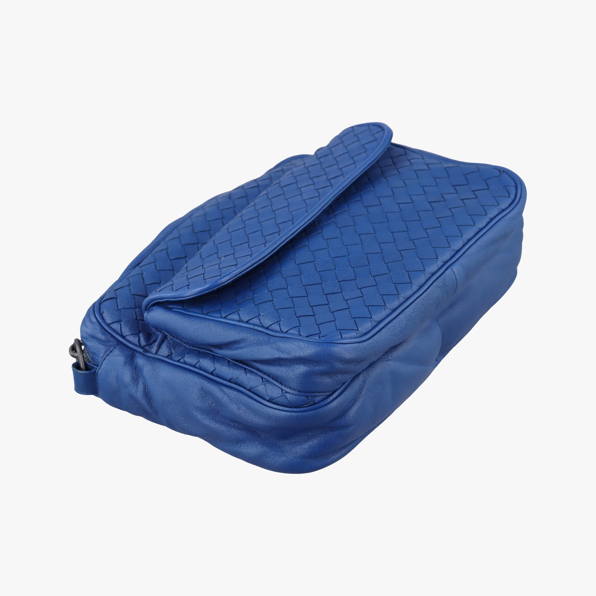 Intrecciato Blue lambskin B03454032Lイントレチャート ブルー ラムスキン B03454032L