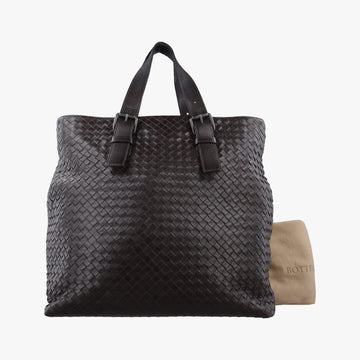 Intrecciato Brown lambskin B01156955Hイントレチャート ブラウン ラムスキン B01156955H