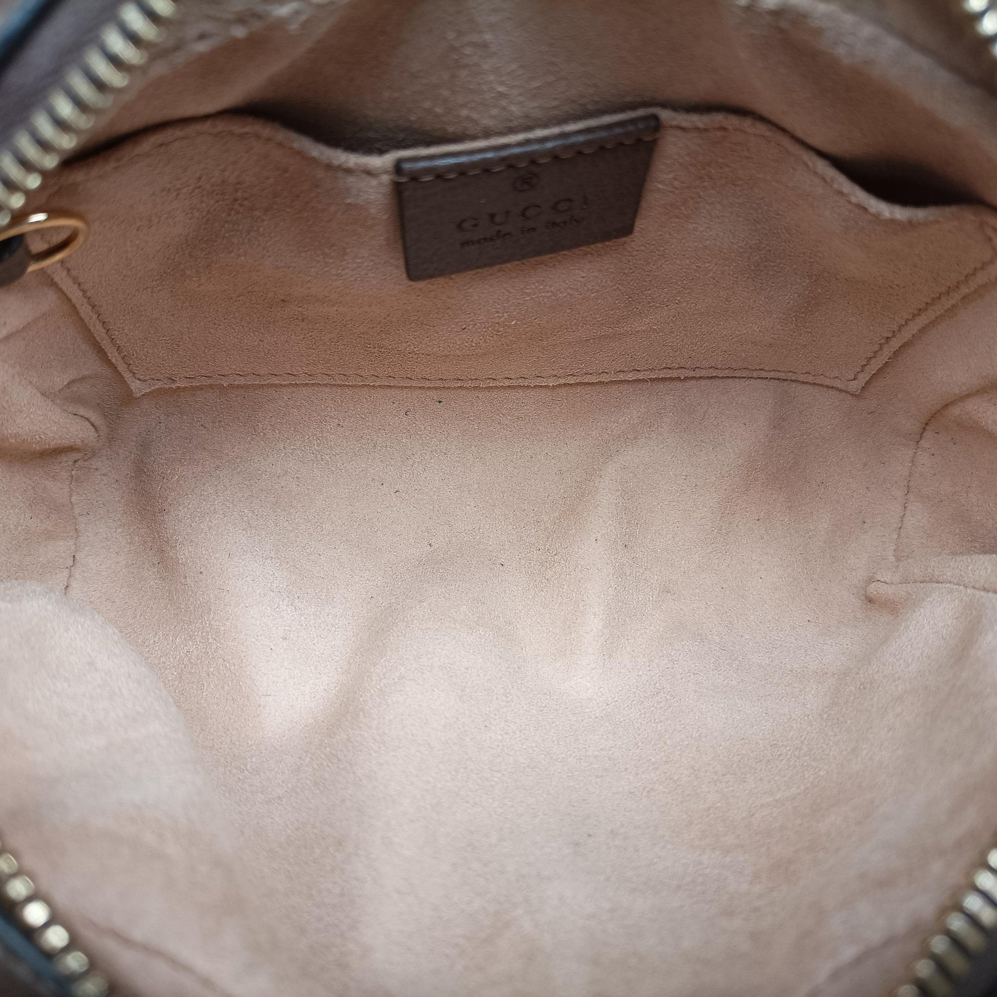 OPHIDIA Brown×red×green PVC coated canvas×leather 517350 オフィディア ブラウン×レッド×グリーン PVCコーティングキャンバス×レザー 517350 