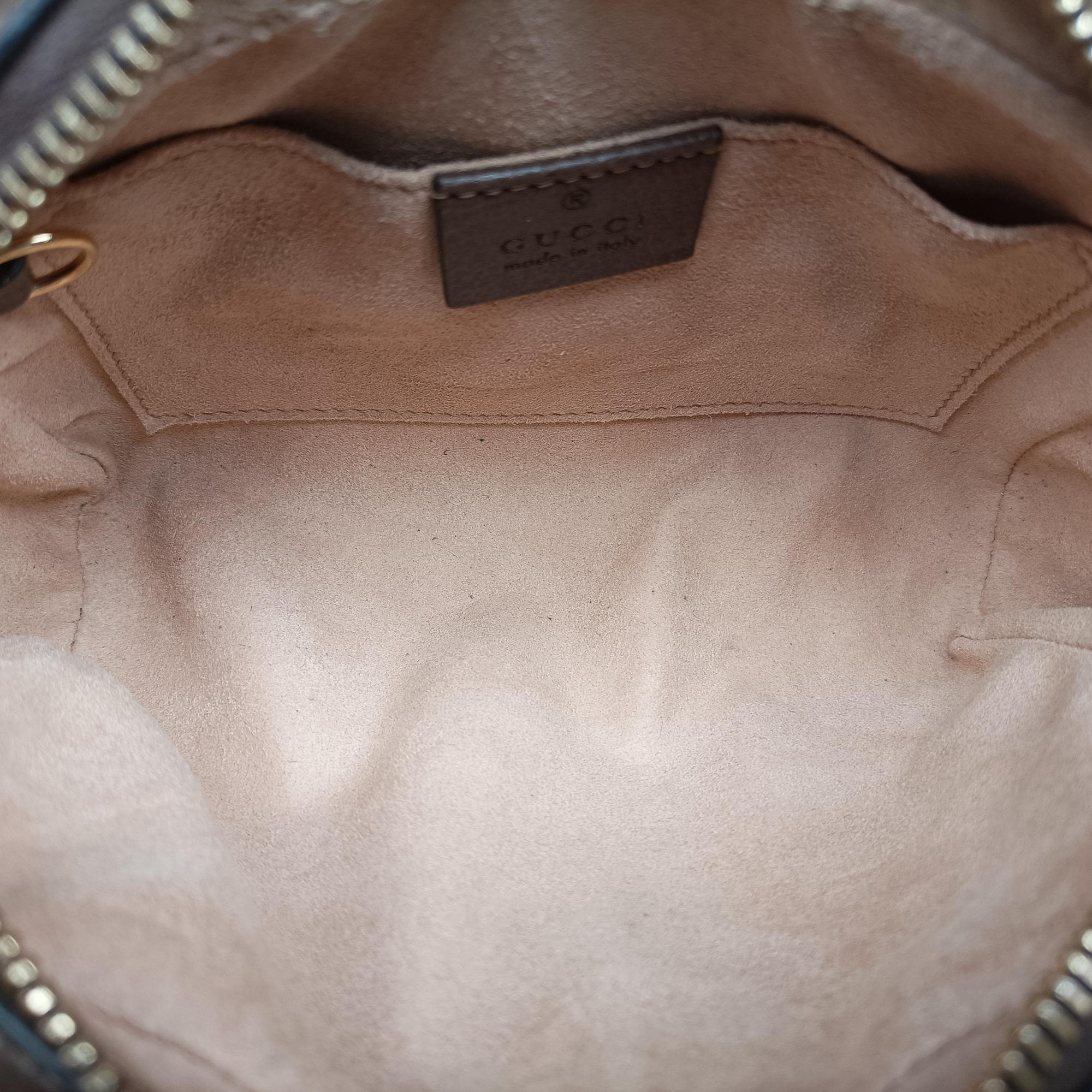OPHIDIA Brown×red×green PVC coated canvas×leather 517350 オフィディア ブラウン×レッド×グリーン PVCコーティングキャンバス×レザー 517350 