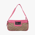 Street Chic Trotter Beige × Rose Red Canvas×Leather CM0095ストリートシックトロッター ベージュ × ローズレッド キャンバス×レザー CM0095