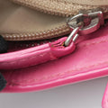 Street Chic Trotter Beige × Rose Red Canvas×Leather CM0095ストリートシックトロッター ベージュ × ローズレッド キャンバス×レザー CM0095