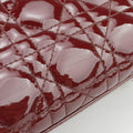 Lady Dior Burgundy patent 15-BO-0141 Bレディディオール ワインレッド パテント 15-BO-0141 B