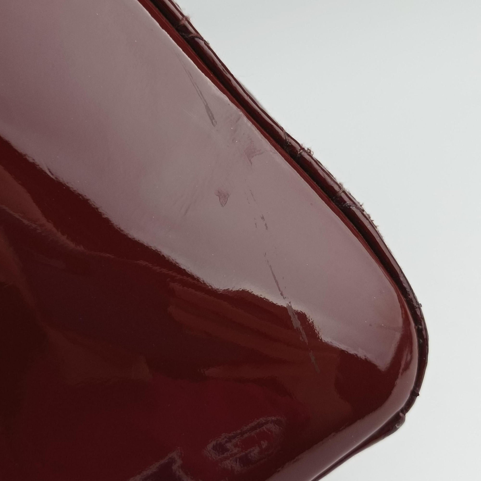 Lady Dior Burgundy patent 15-BO-0141 Bレディディオール ワインレッド パテント 15-BO-0141 B