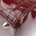 Lady Dior Burgundy patent 15-BO-0141 Bレディディオール ワインレッド パテント 15-BO-0141 B