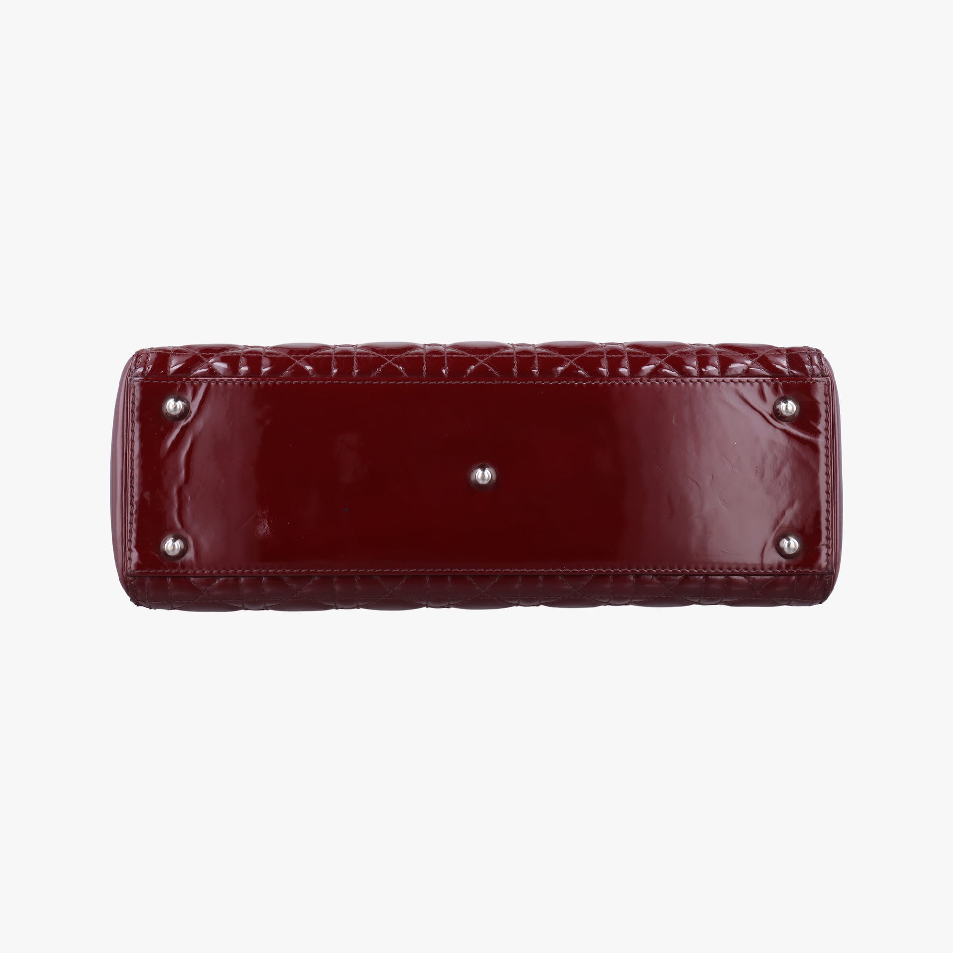 Lady Dior Burgundy patent 15-BO-0141 Bレディディオール ワインレッド パテント 15-BO-0141 B